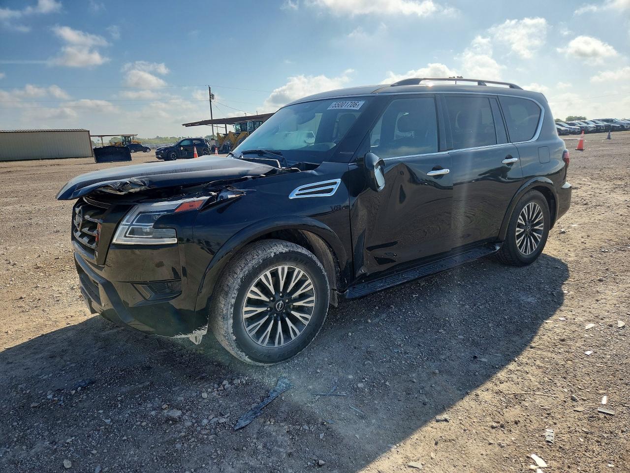 2021 Nissan Armada SL, VIN JN8AY2BA6M9375119 — Front end