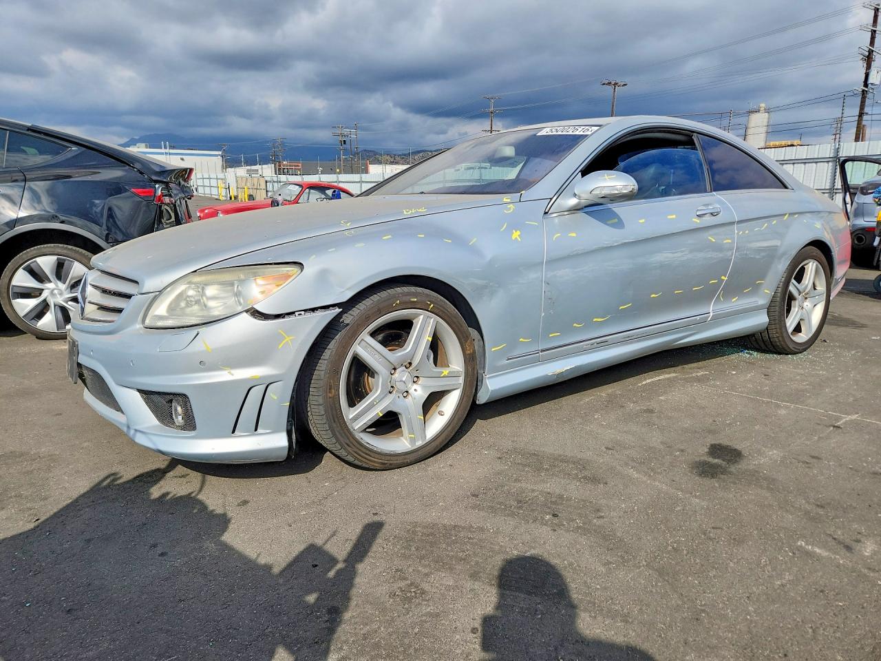 2008 Mercedes-Benz CL 550, VIN WDDEJ71X28A018003 — Side