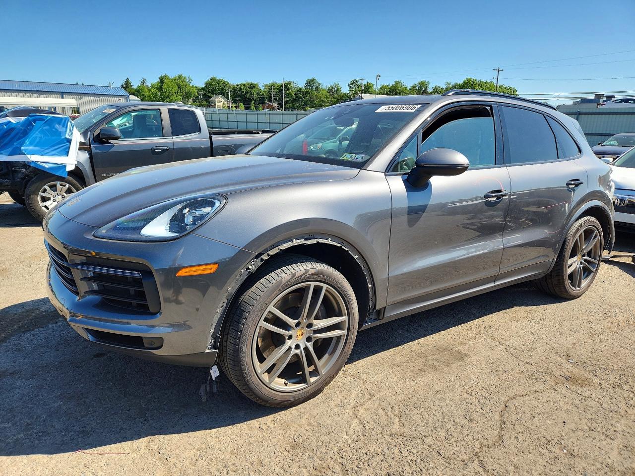 2021 Porsche Cayenne, VIN WP1AA2AY2MDA04467 — Front end