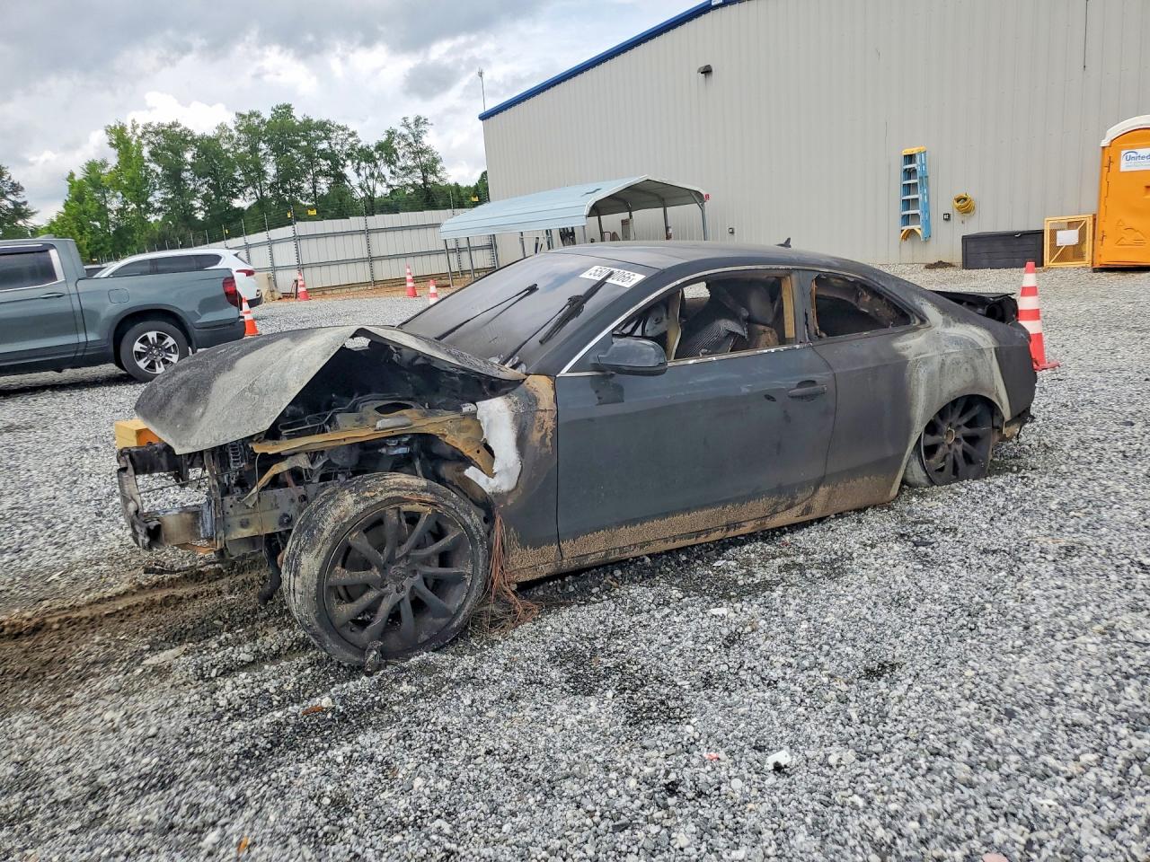 2013 Audi A5 Premium Plus, VIN WAULFAFR9DA077518 — Burn