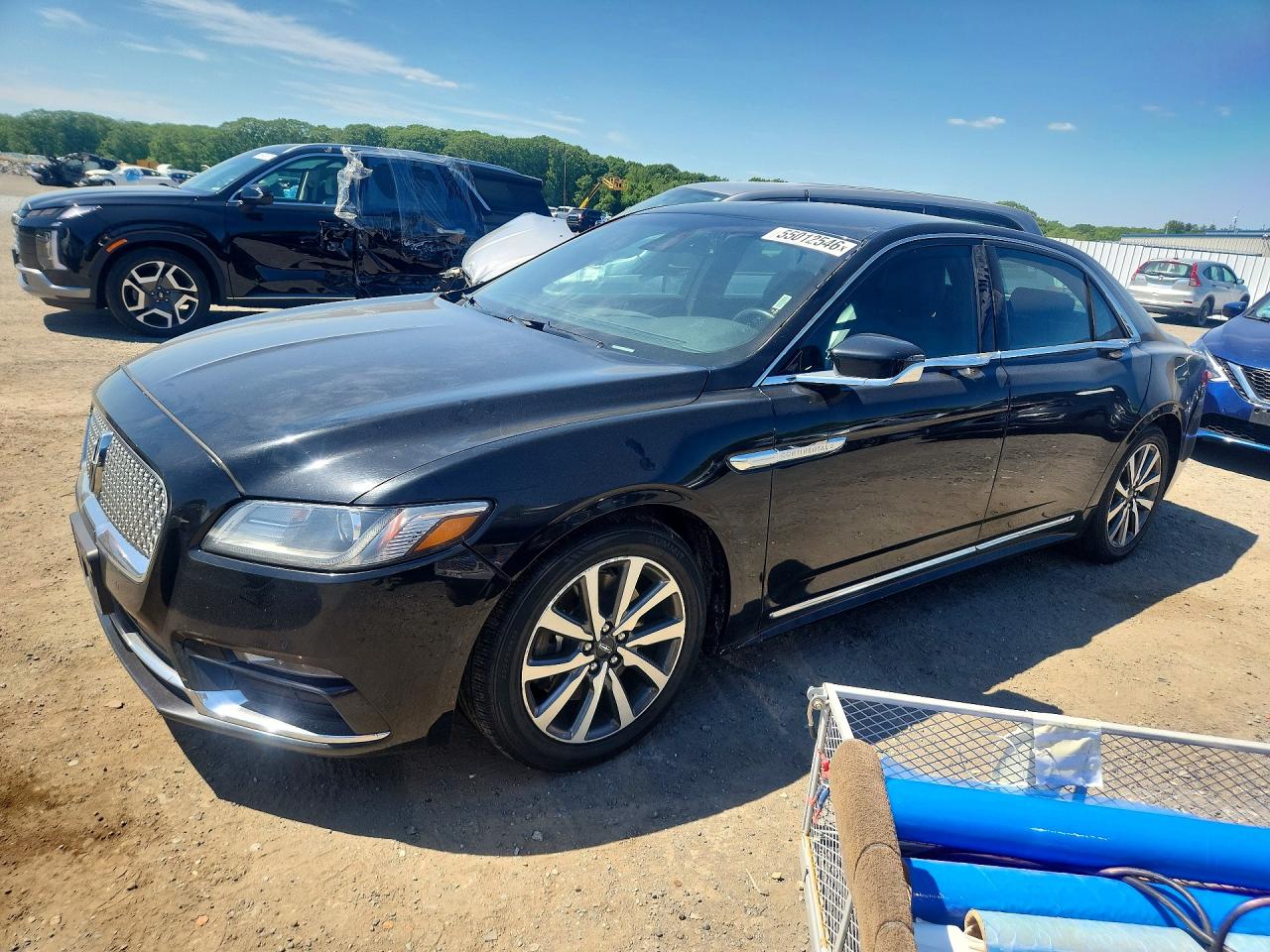 2020 Lincoln Continental Livery, VIN 1LN6L9HK7L5601176 — Burn