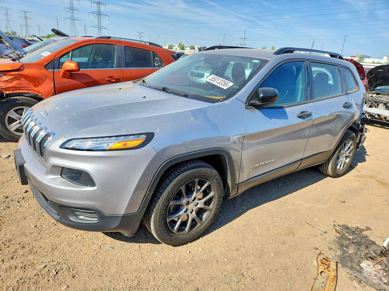 2016 Jeep Cherokee Sport, VIN 1C4PJLABXGW137631 — Rear end