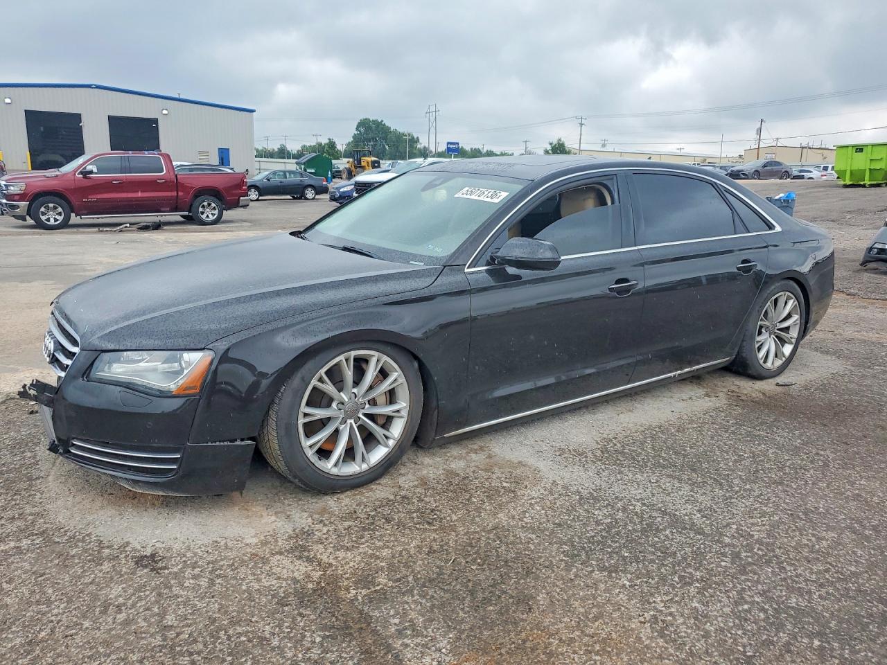 2012 Audi A8, VIN WAURVAFD2CN021753 — Front end