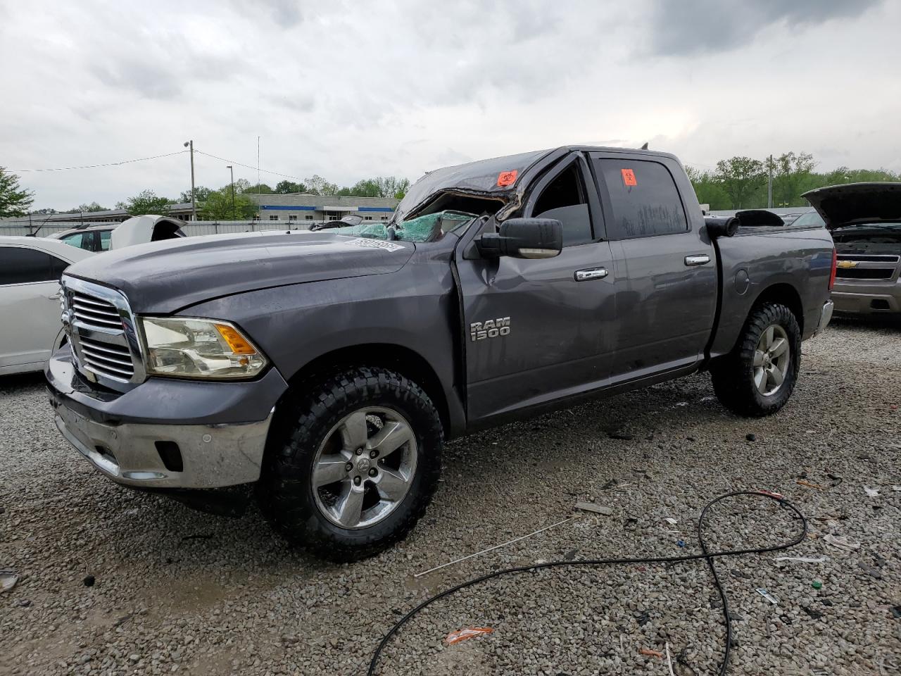 2017 Ram 1500 Big Horn, VIN 1C6RR7LG2HS583967 — Roof