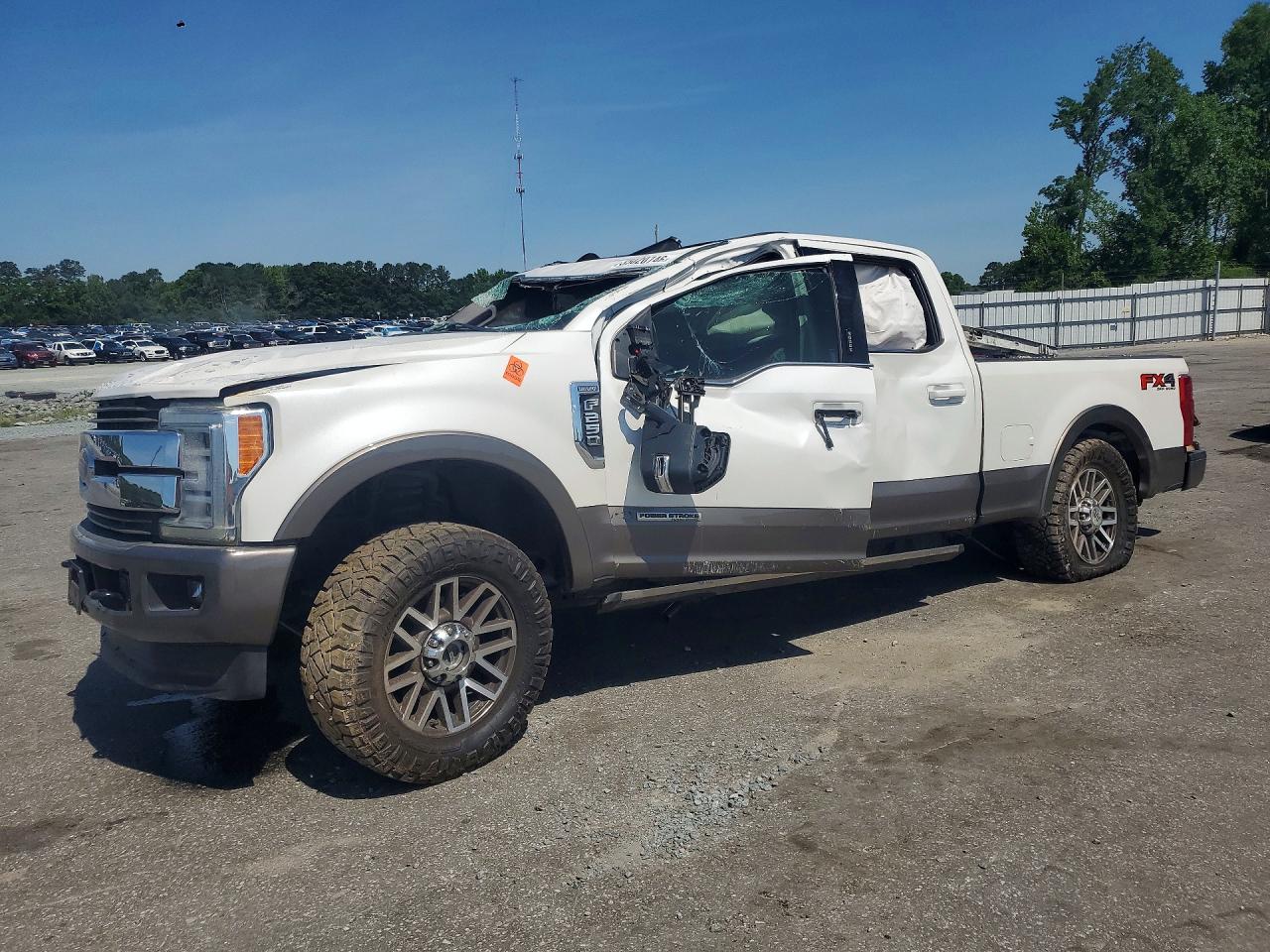 2019 Ford F-250 King Ranch, VIN 1FT7W2BT7KEF46302 — Rollover