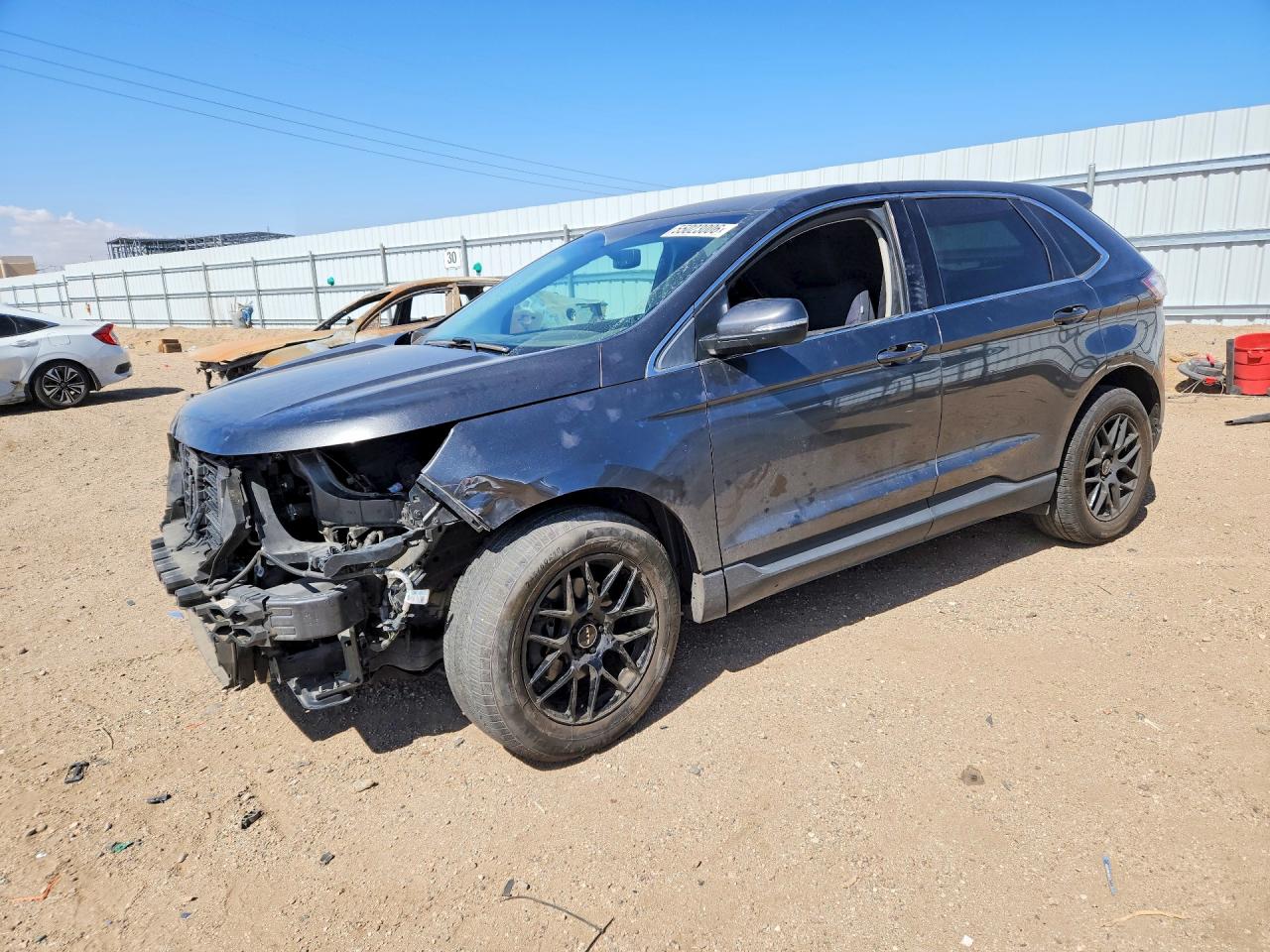 2016 Ford Edge SEL, VIN 2FMPK3J97GBB11544 — Front end