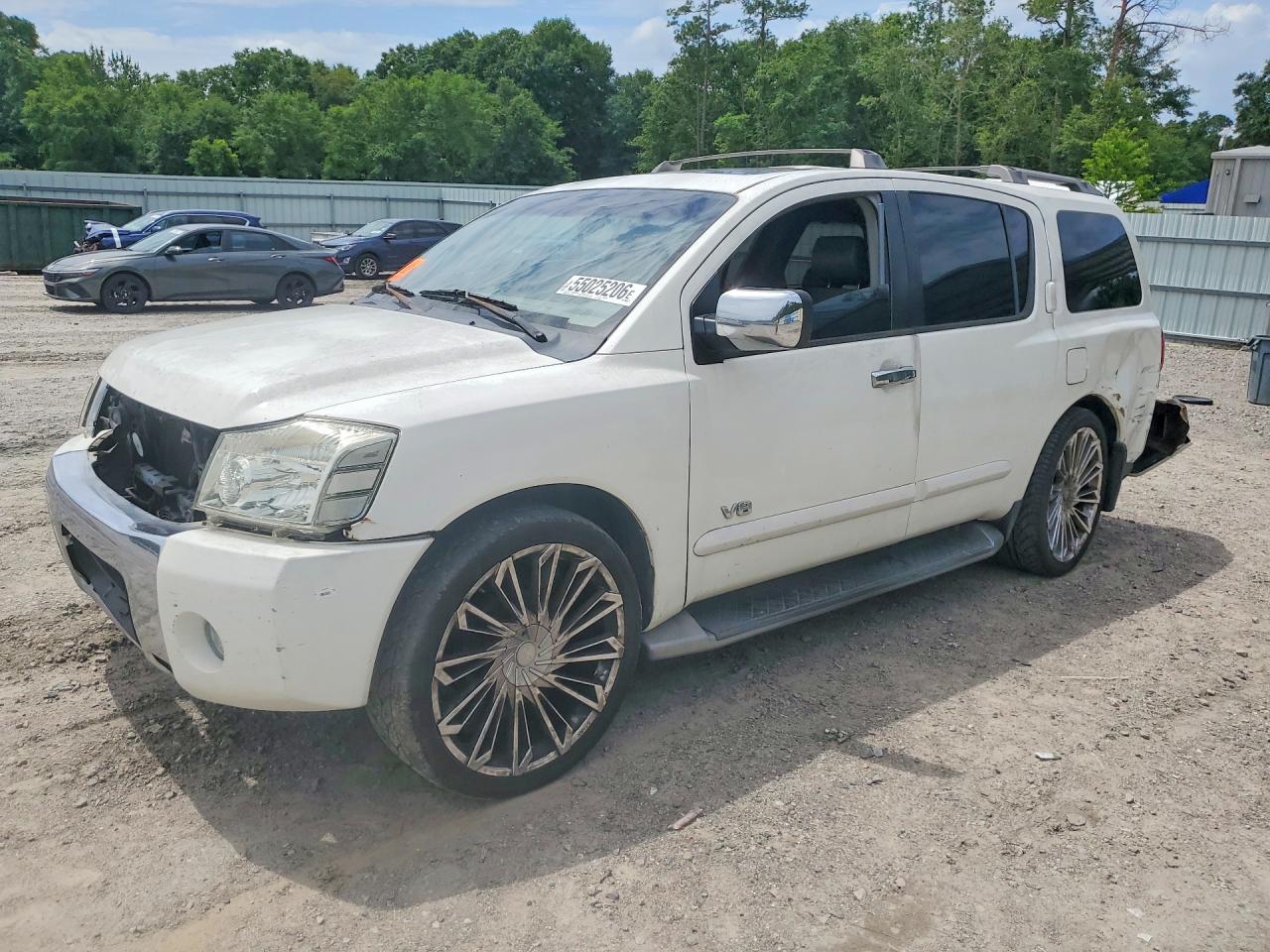 2005 Nissan Armada LE, VIN 5N1AA08A85N728668 — Front end