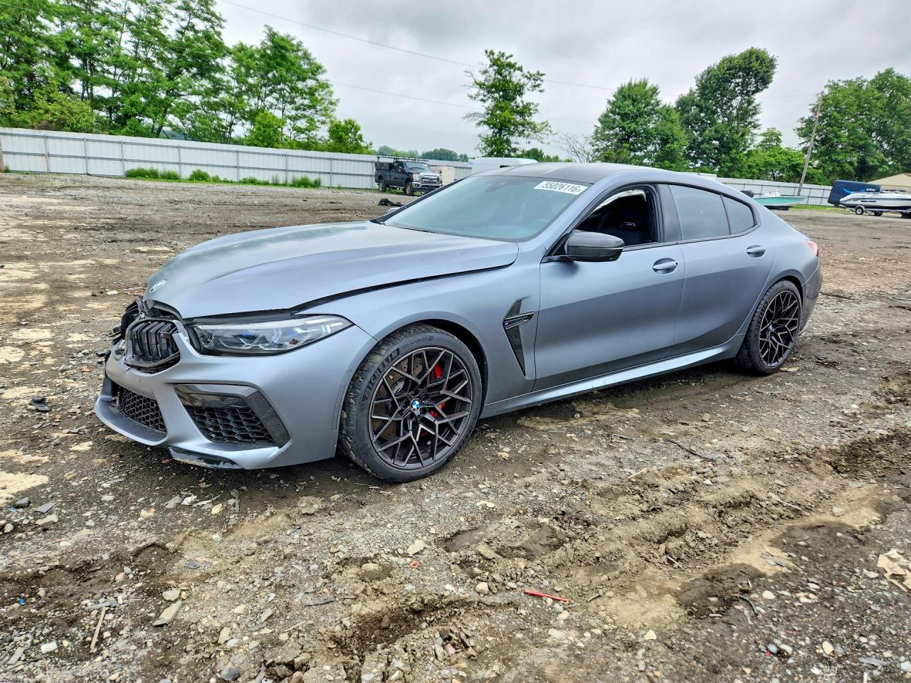 2022 BMW M8 Competition, VIN WBSGV0C03NCJ88216 — Front end