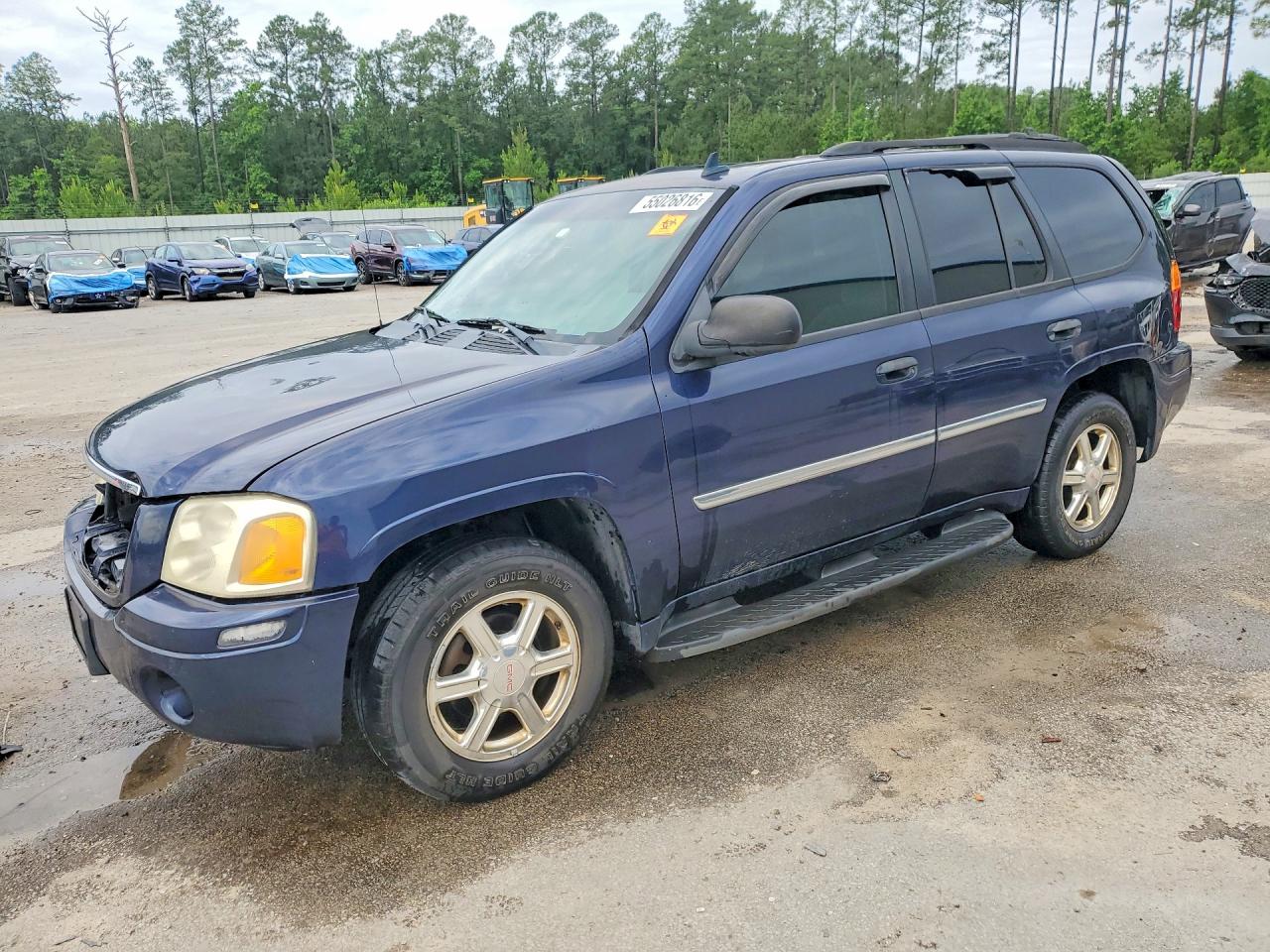 2008 GMC Envoy SLT, VIN 1GKDS13S182125690 — Front end