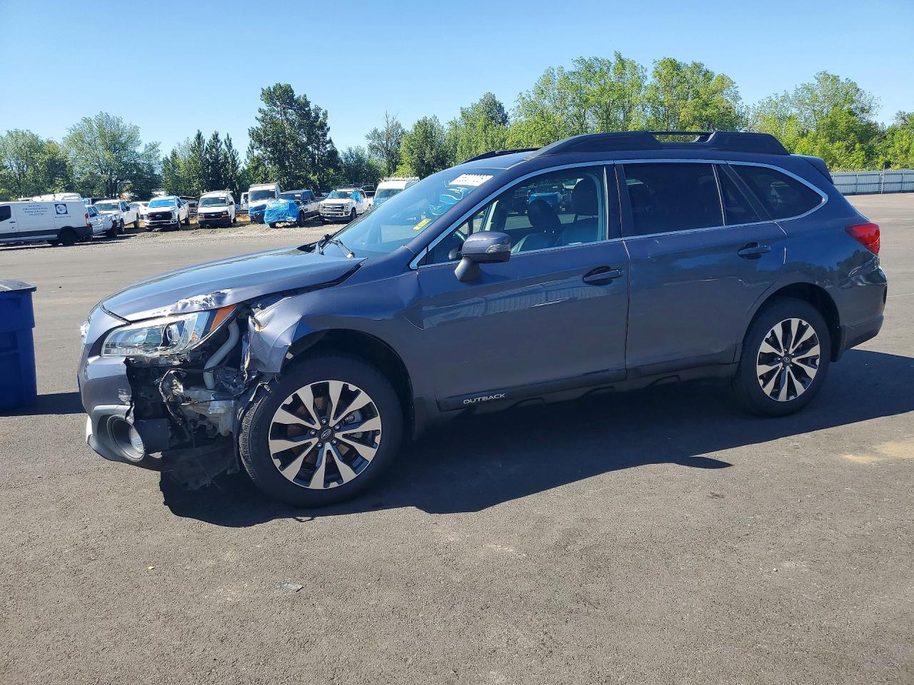 2016 Subaru Outback Limited, VIN 4S4BSANCXG3316344 — Front end