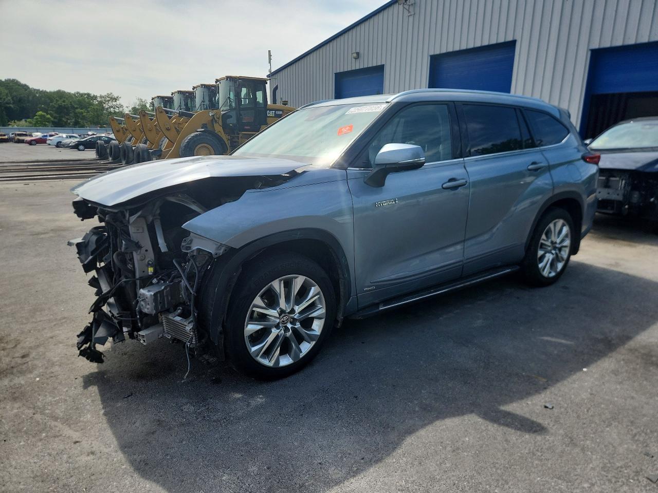 2020 Toyota Highlander Hybrid Limited, VIN 5TDXBRCH4LS002009 — Front end