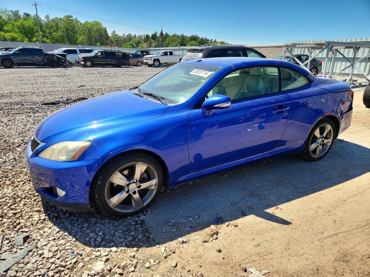 2010 Lexus IS 250 C, VIN JTHFF2C2XA2502259 — Rear end