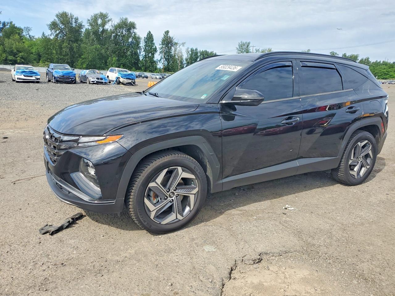 2022 Hyundai Tucson Limited, VIN KM8JECA17NU014763 — Interior fire