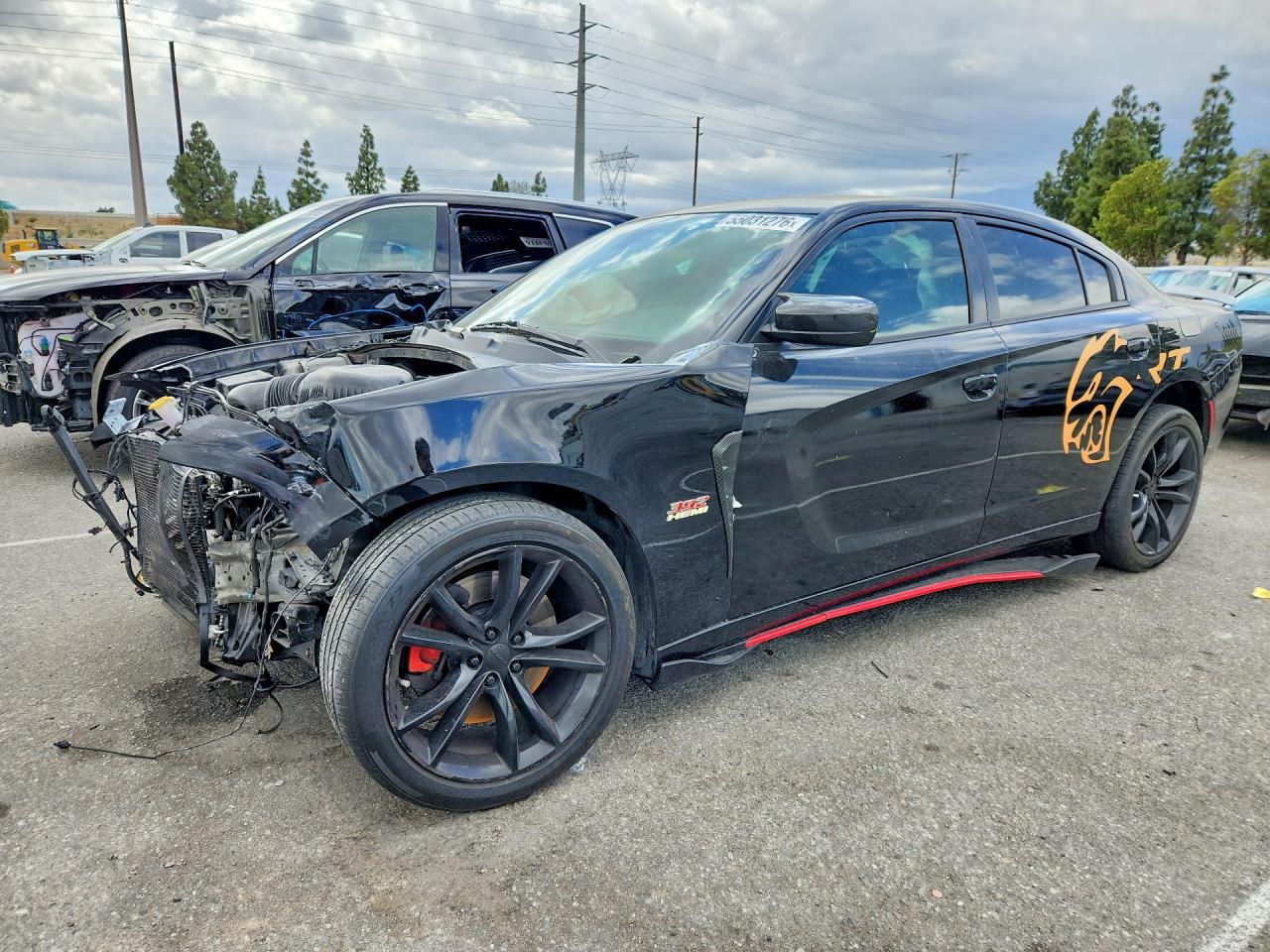 2019 Dodge Charger Police, VIN 2C3CDXKT4KH736928 — Front end