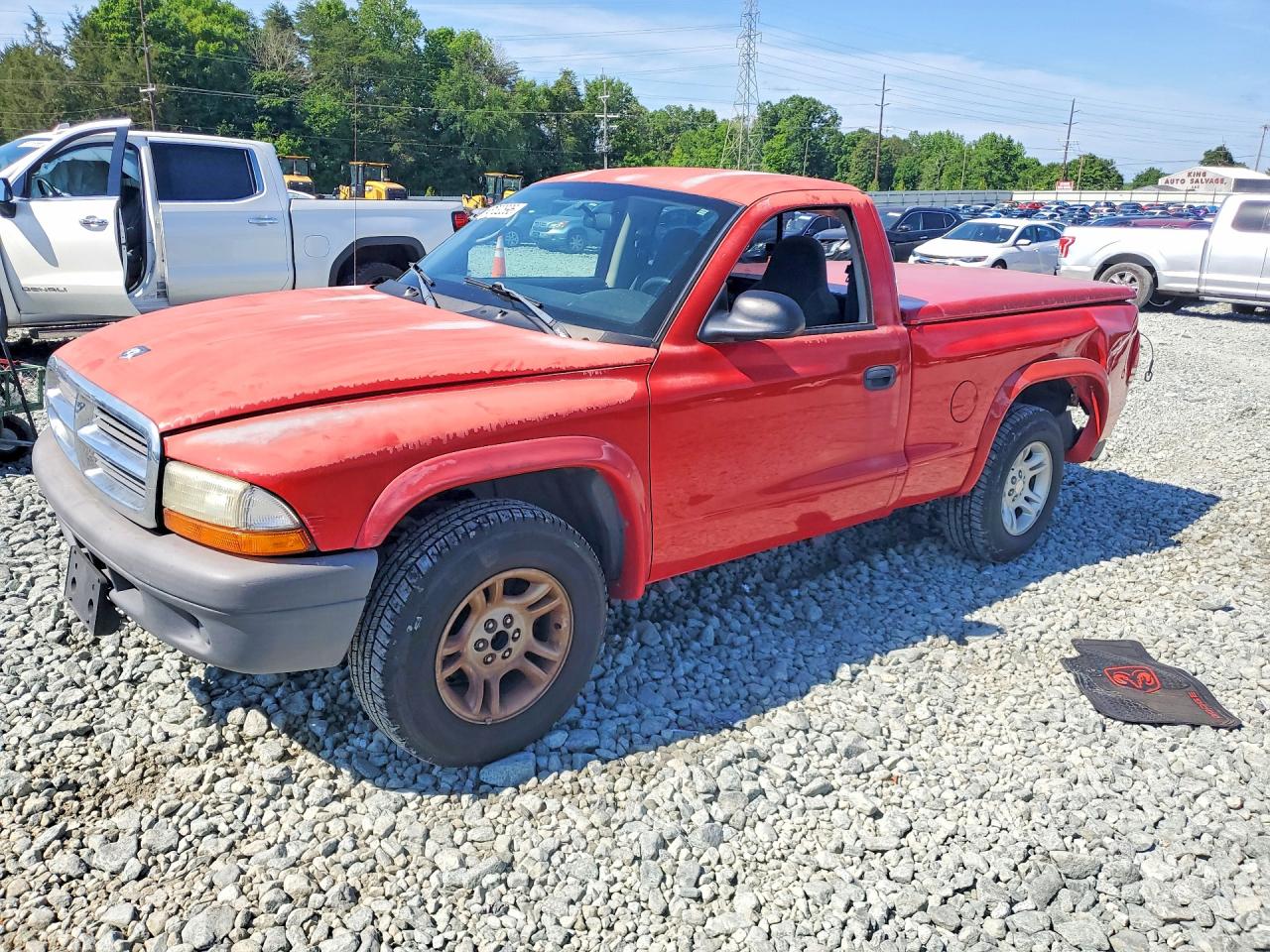 2004 Dodge Dakota, VIN 1D7FL16KX4S579210 — Rear end