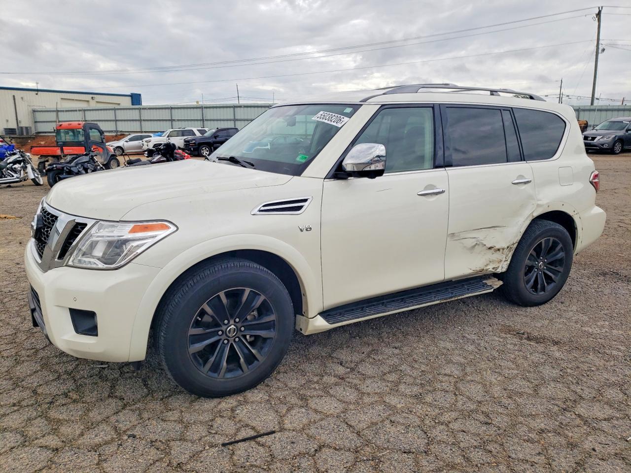 2019 Nissan Armada Platinum, VIN JN8AY2NEXK9758220 — Side