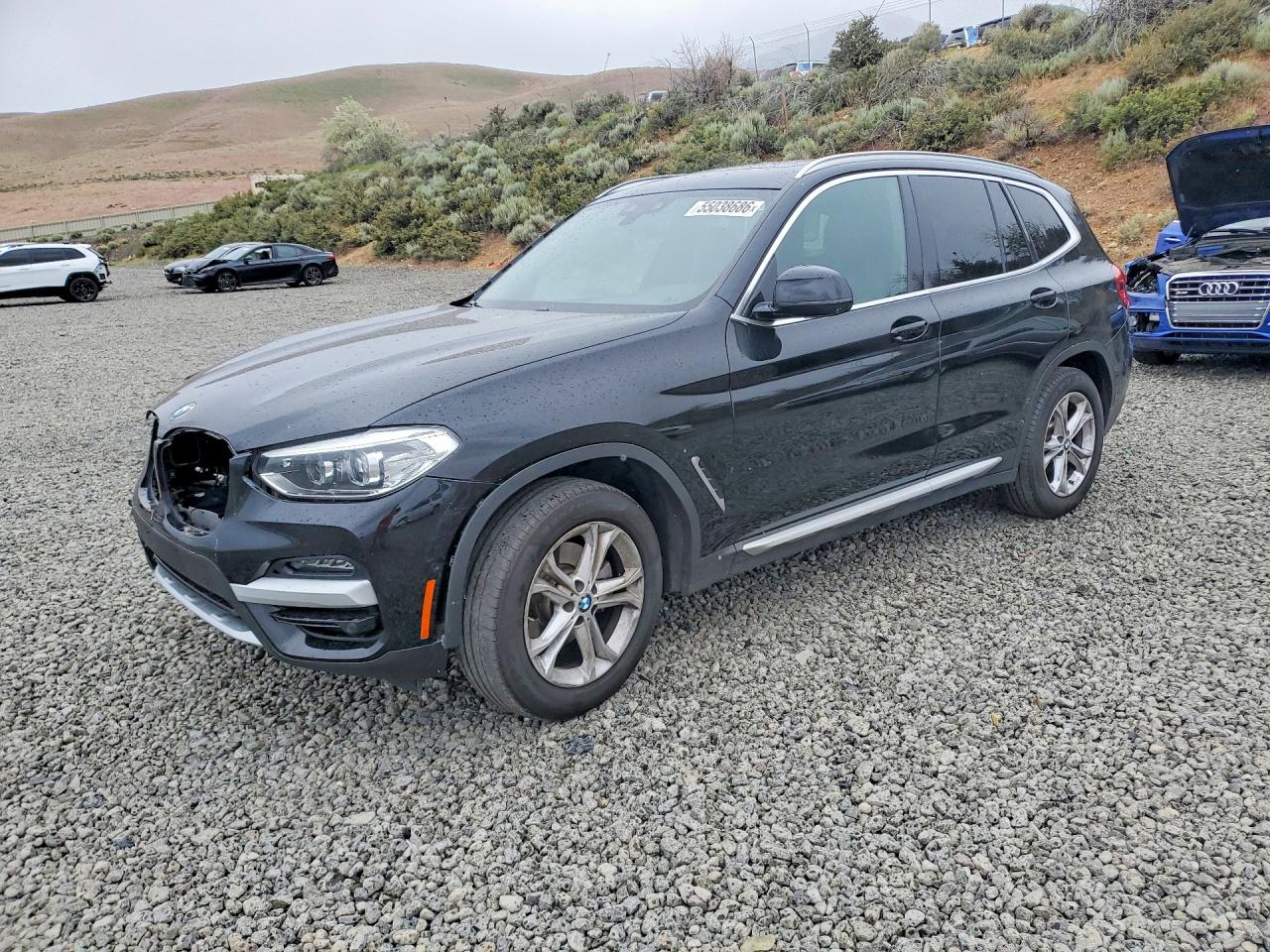 2021 BMW X3 xDrive30i, VIN 5UXTY5C05M9G94394 — Front end