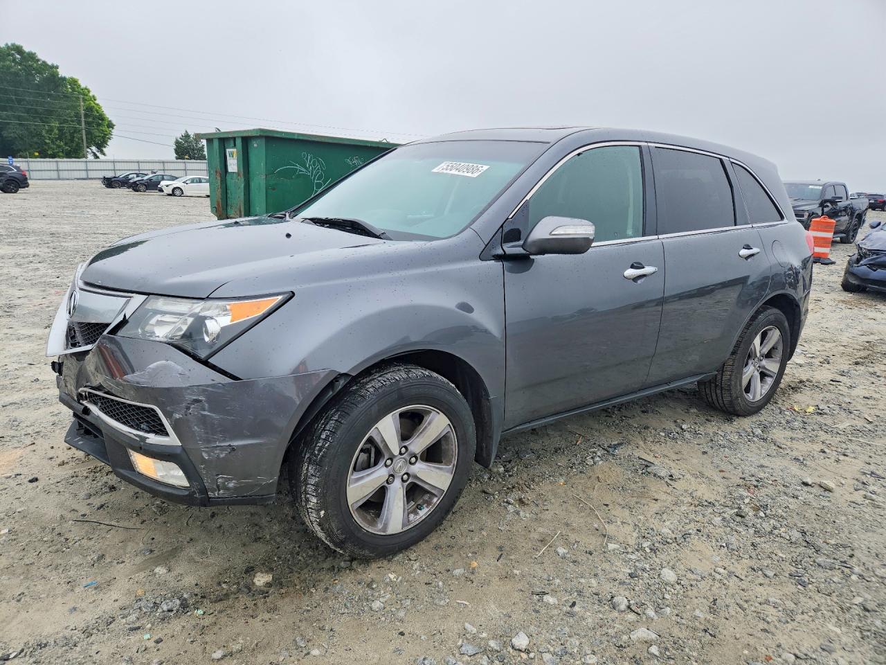 2012 Acura MDX Technology, VIN 2HNYD2H30CH502907 — Front end