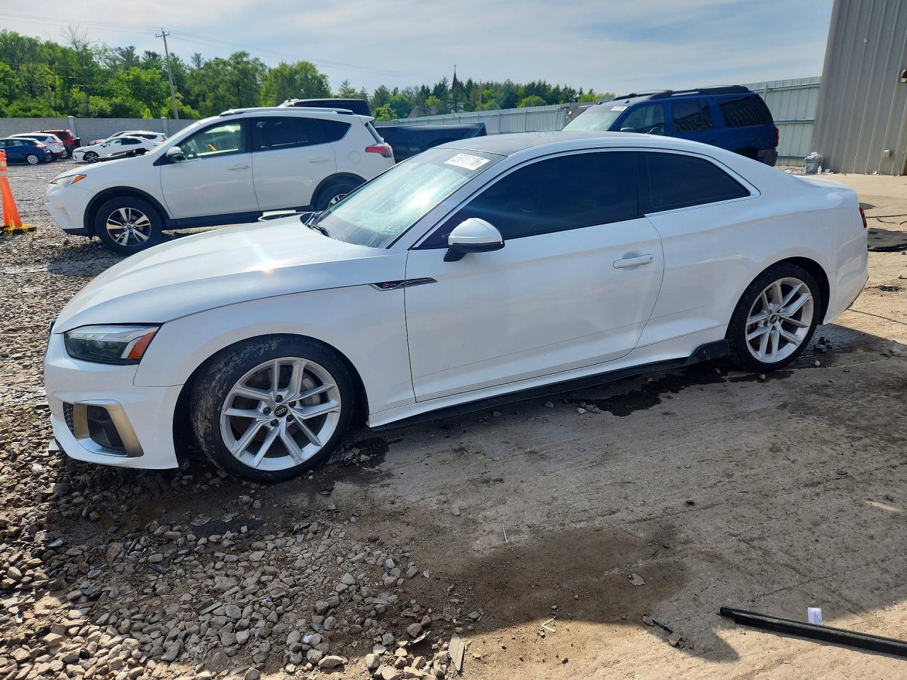2023 Audi A5 S line Premium, VIN WAUSAAF54PA010370 — Water / flood