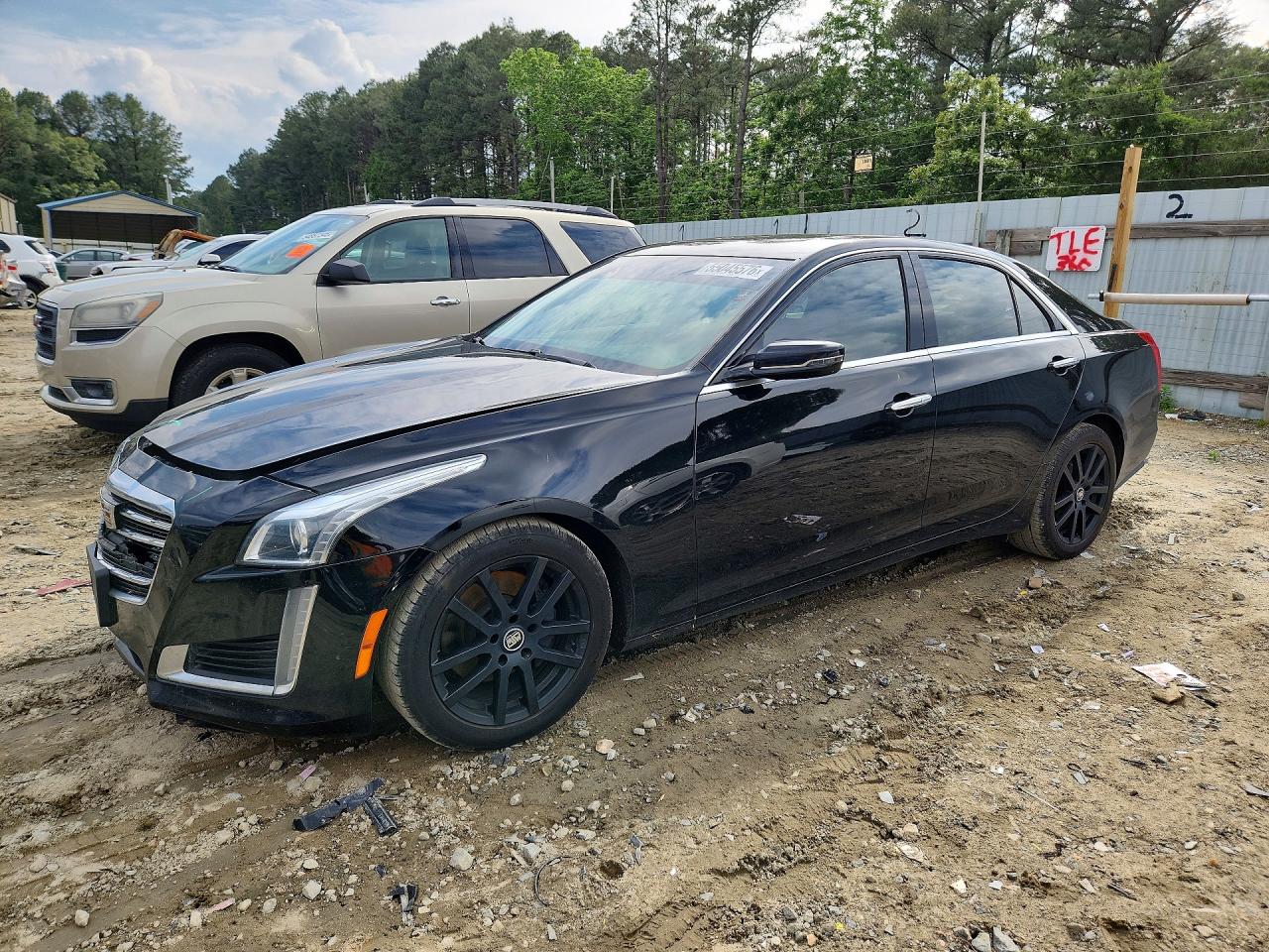 2017 Cadillac CTS Luxury RWD, VIN 1G6AR5SX4H0119248 — Front end