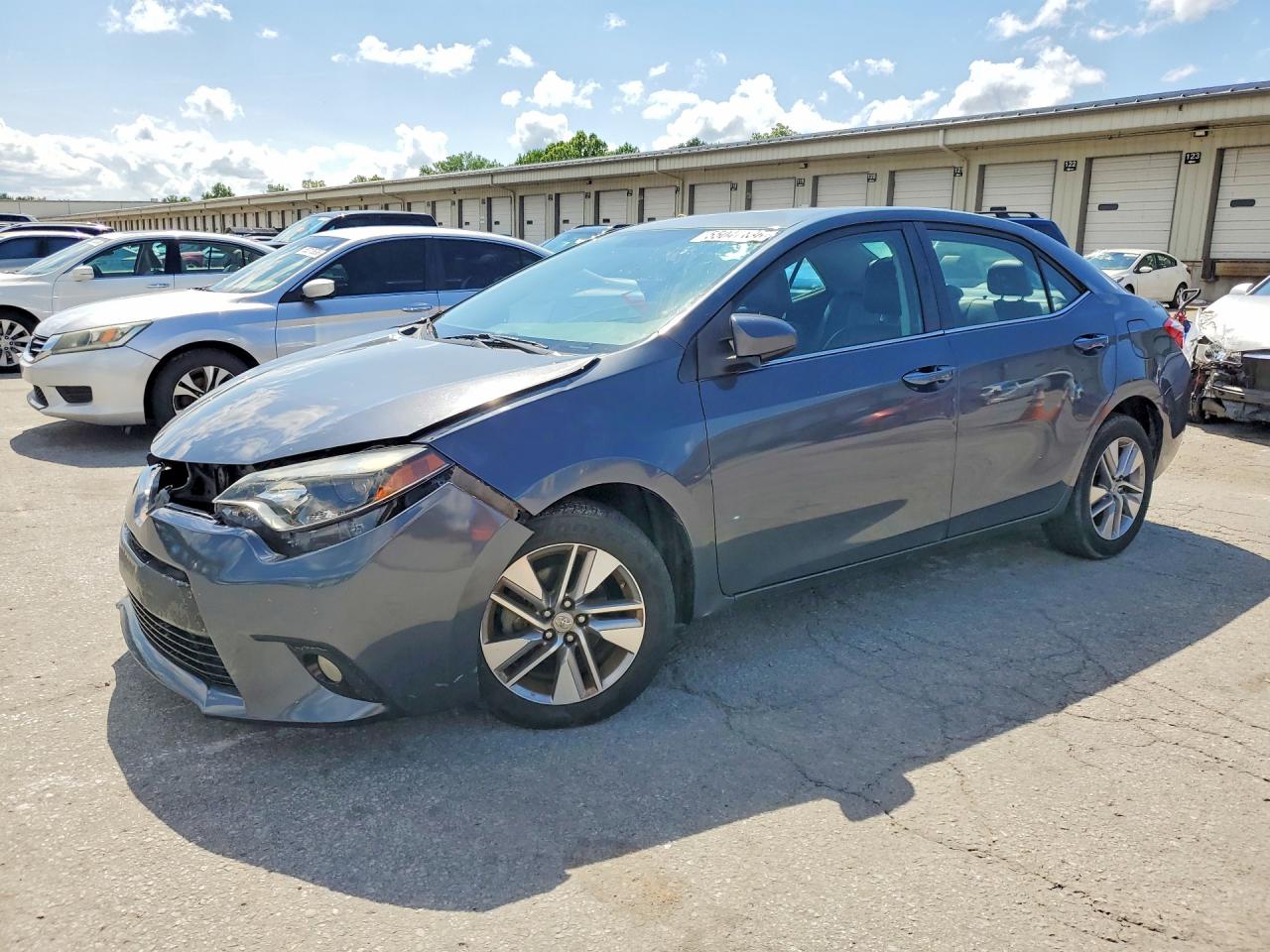2014 Toyota Corolla LE Eco Premium, VIN 5YFBPRHE9EP150680 — Front end