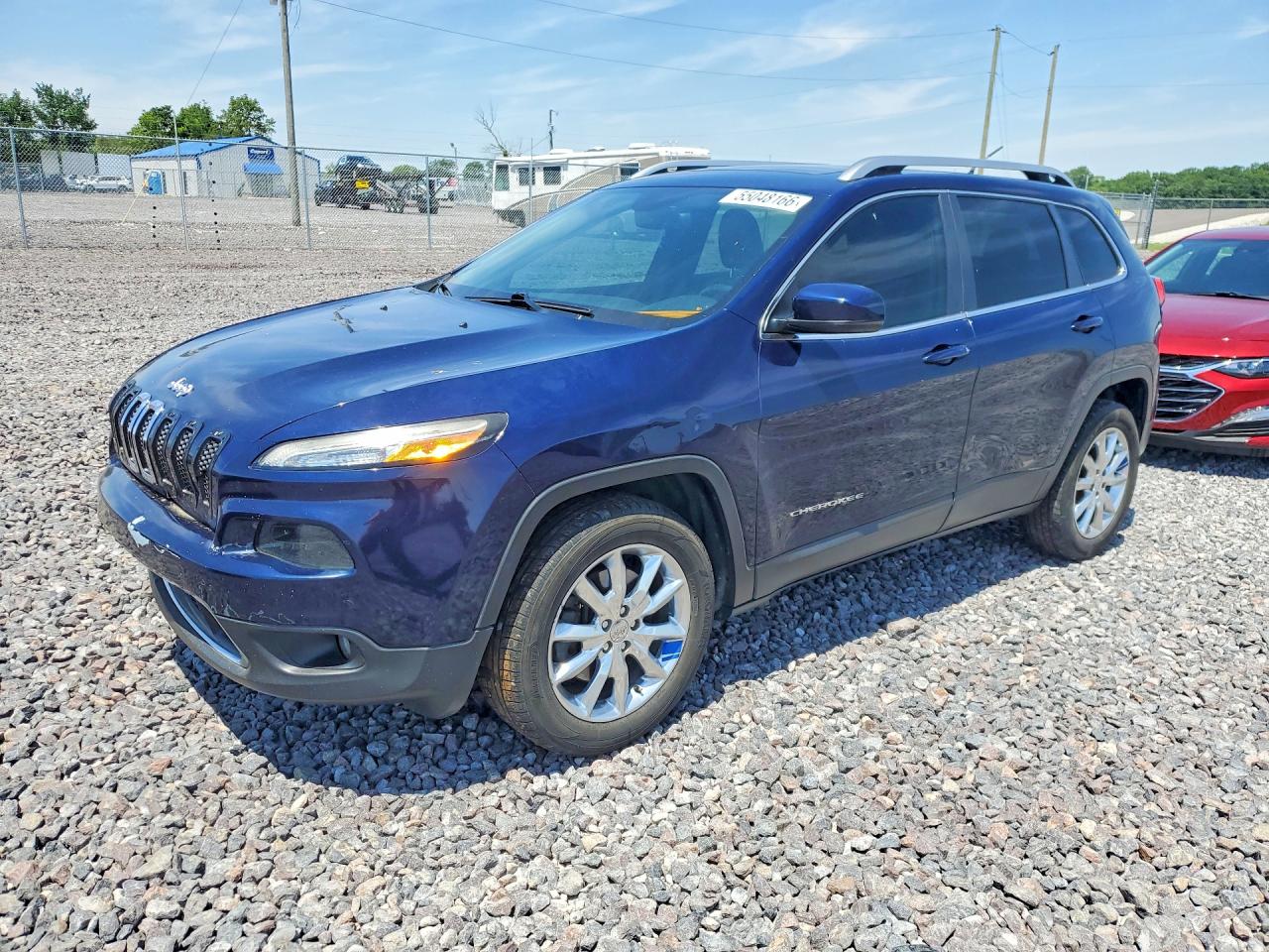 2014 Jeep Cherokee Limited, VIN 1C4PJMDB8EW219100 — Перед
