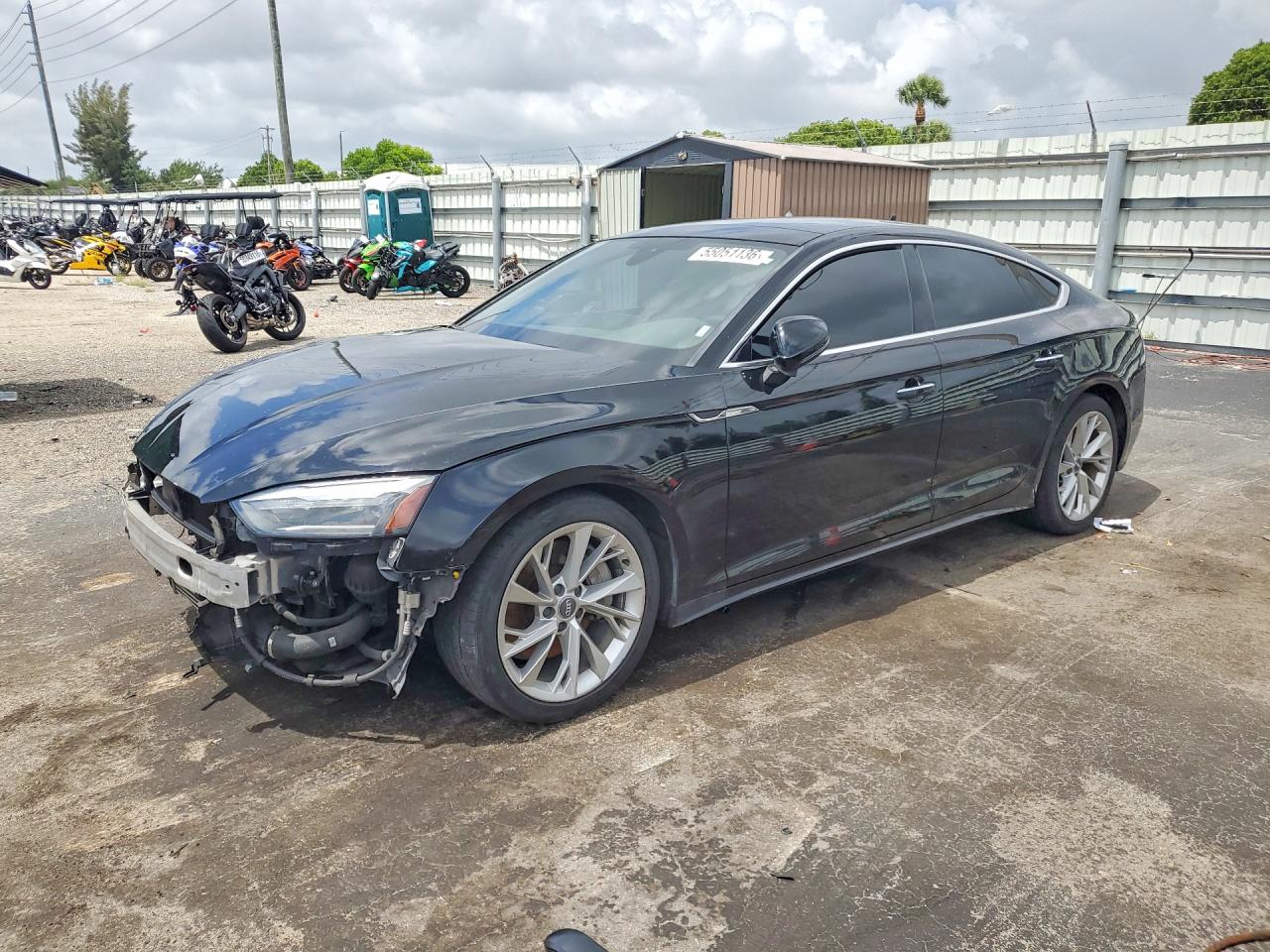 2020 Audi A5 Sportback Premium, VIN WAUANCF5XLA004577 — Front end
