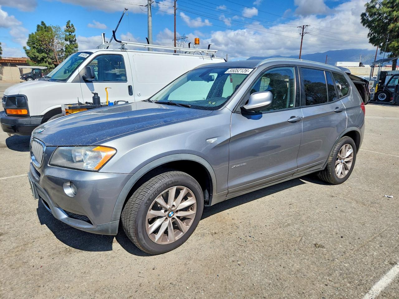 2013 BMW X3 xDrive28i, VIN 5UXWX9C53D0A24026 — Rear end