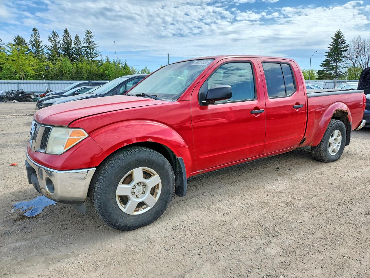 2008 Nissan Frontier LE, VIN 1N6AD09W98C401117 — Frame damage