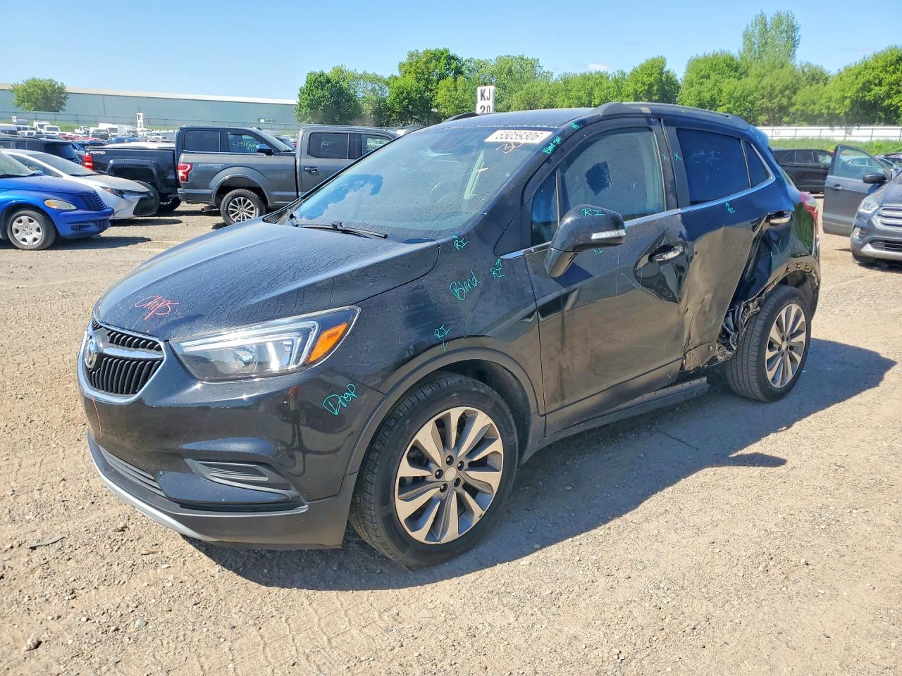2019 Buick Encore Preferred, VIN KL4CJASB6KB912602 — Некачественный ремонт