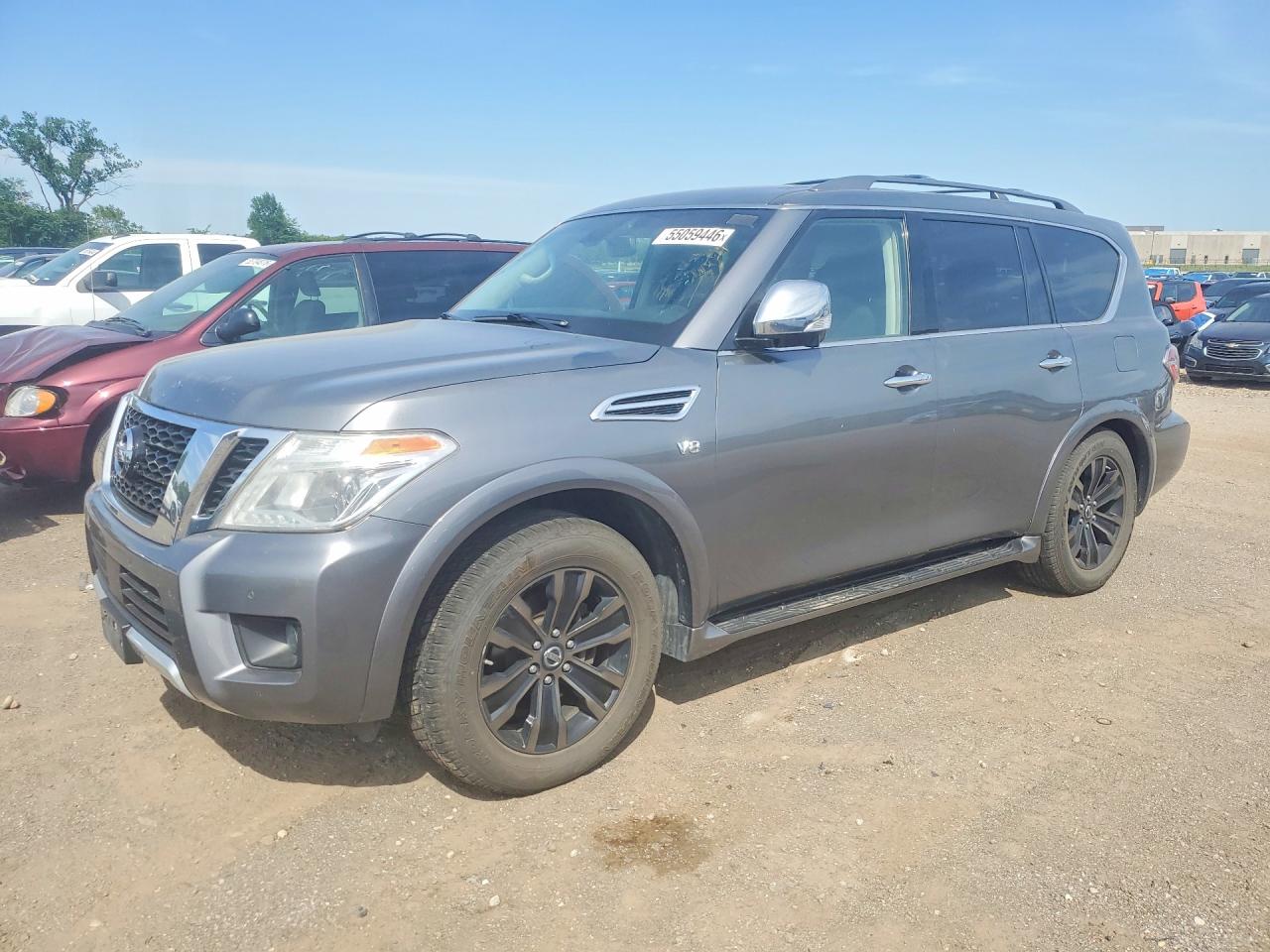 2017 Nissan Armada Platinum, VIN JN8AY2NEXH9705154 — Normal wear