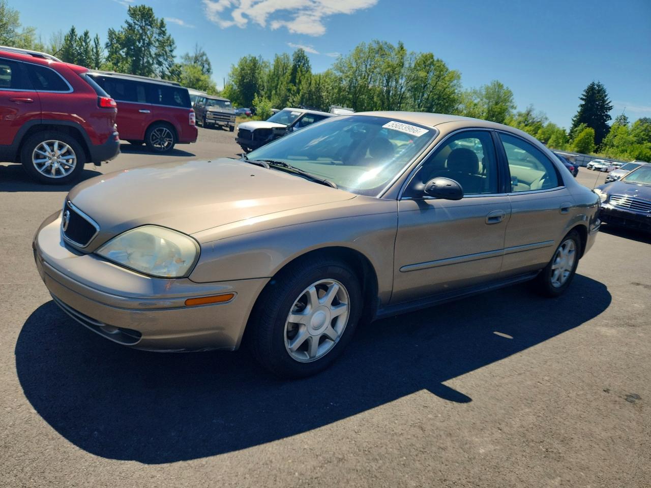 2003 Mercury Sable GS, VIN 1MEFM50293A619609 — Side