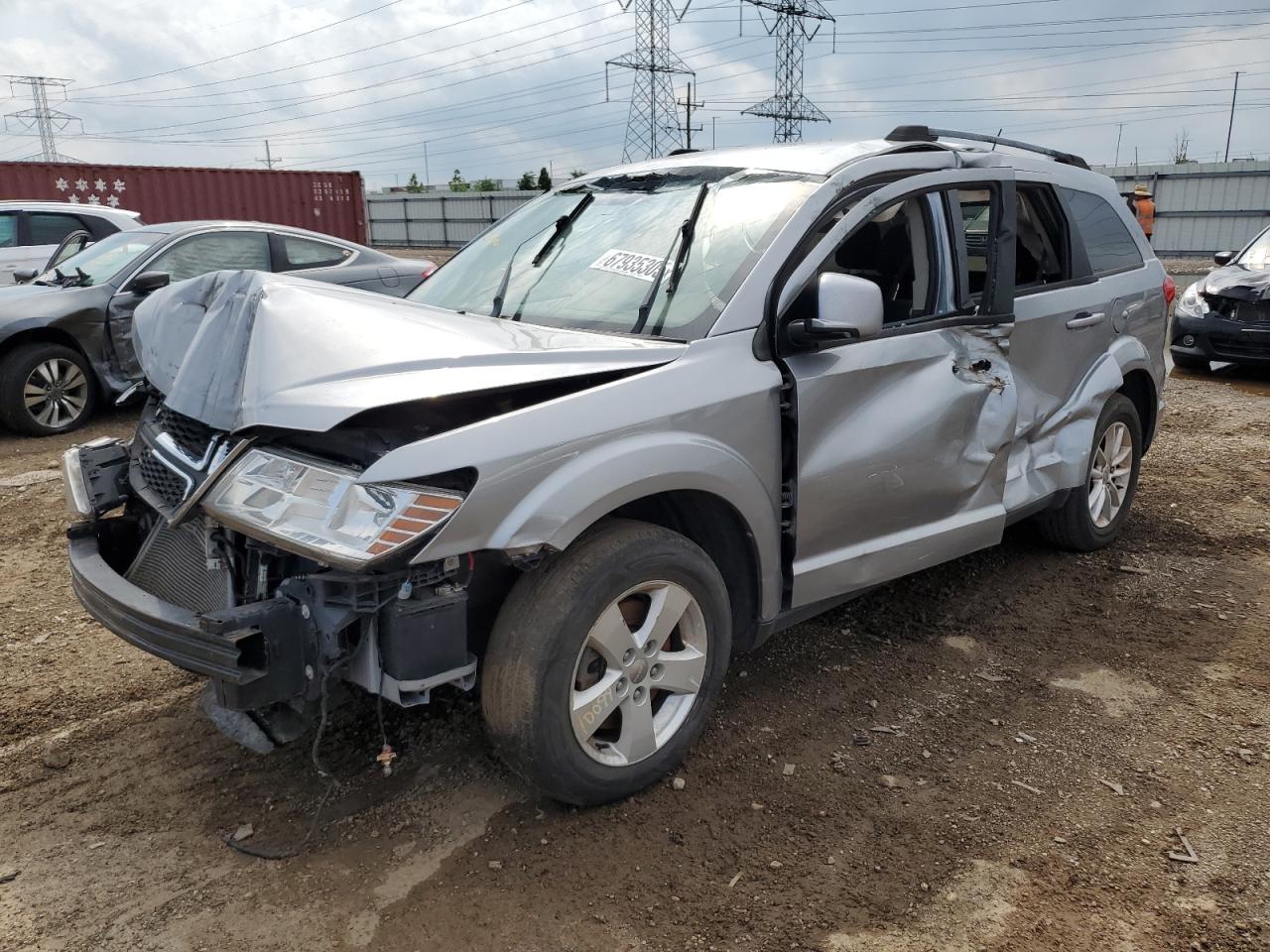 2017 Dodge Journey SXT, VIN 3C4PDDBG4HT592246 — Перед
