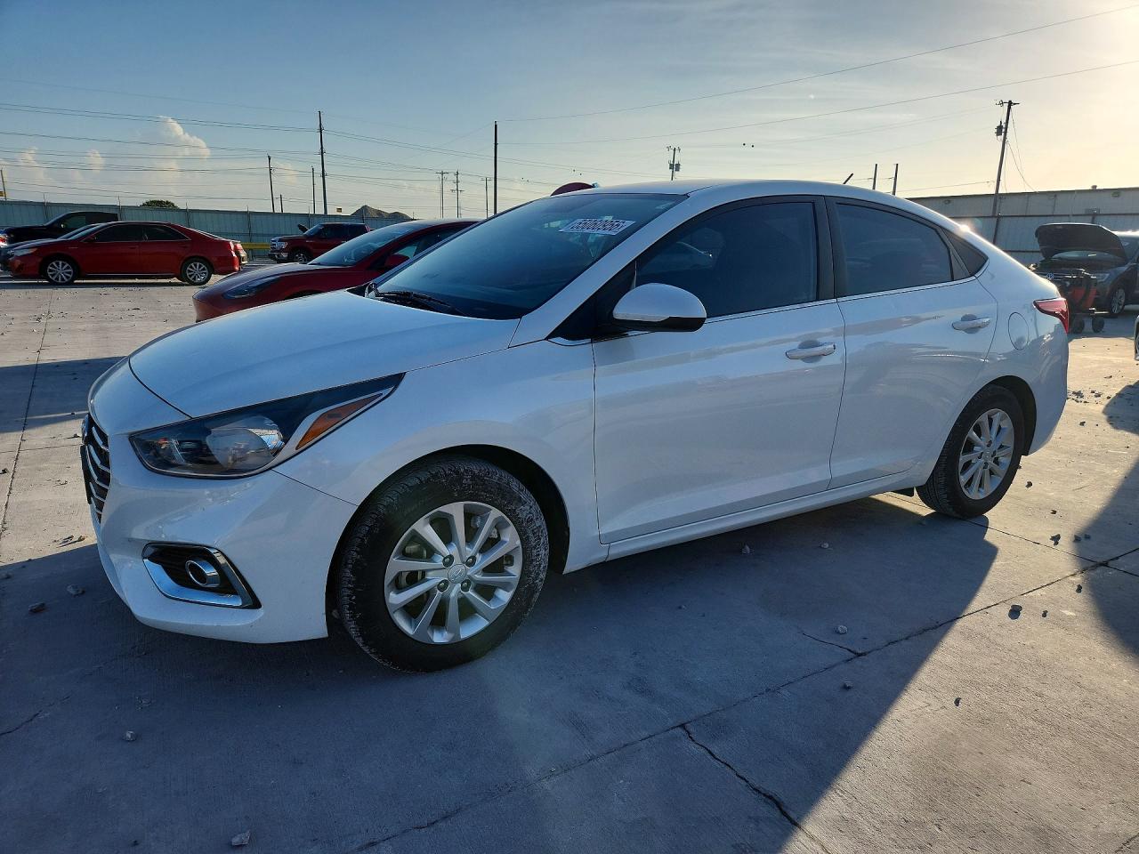 2022 Hyundai Accent SEL, VIN 3KPC24A65NE178549 — Hail