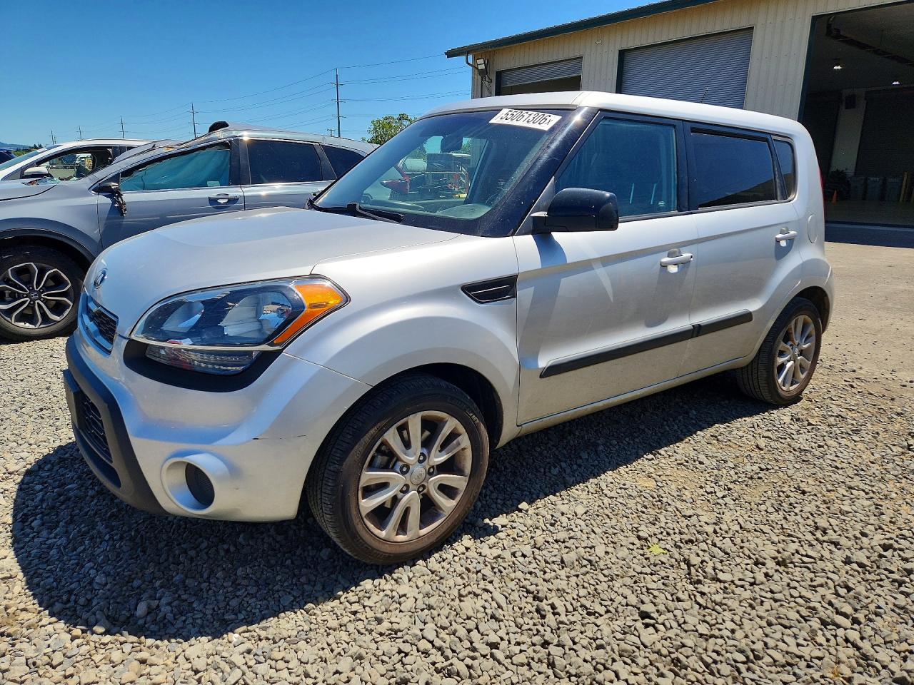 2013 Kia Soul +, VIN KNDJT2A69D7627125 — Rear end