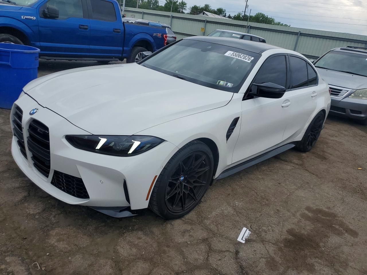 2026 BMW M3 Competition xDrive, VIN WBS33HJ04TFV51558 — Бок