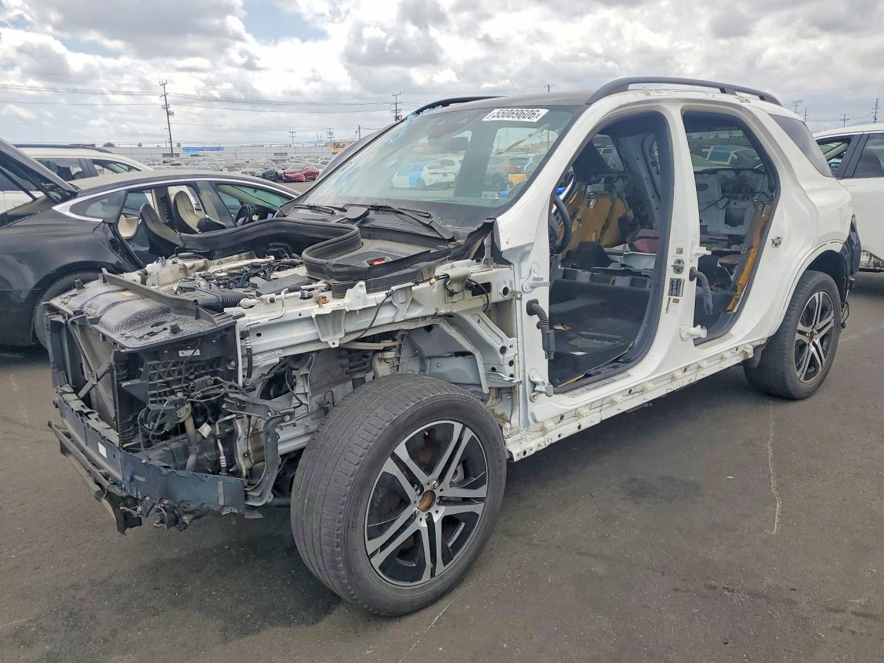 2022 Mercedes-Benz GLE 450, VIN 4JGFB5KB6NA823965 — Stripped