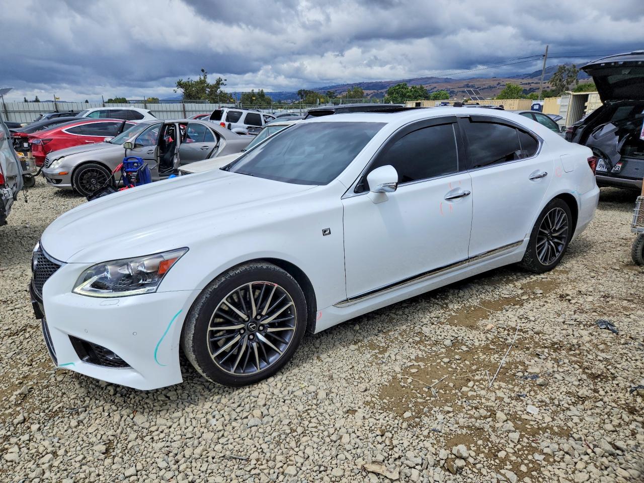 2015 Lexus LS 460, VIN JTHBL5EF2F5133783 — Vandalism