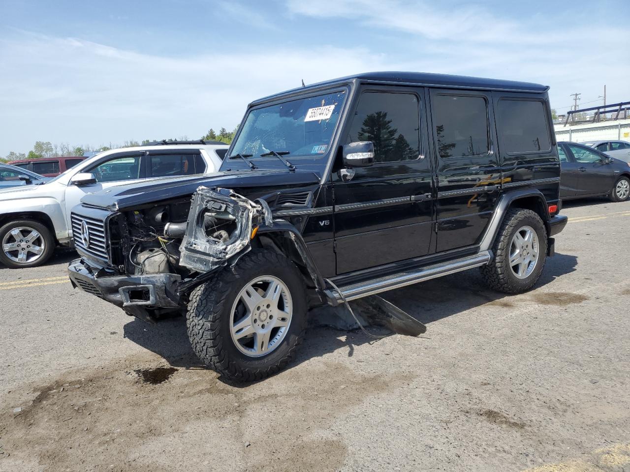 2004 Mercedes-Benz G 500, VIN WDCYR49E44X142731 — Front end