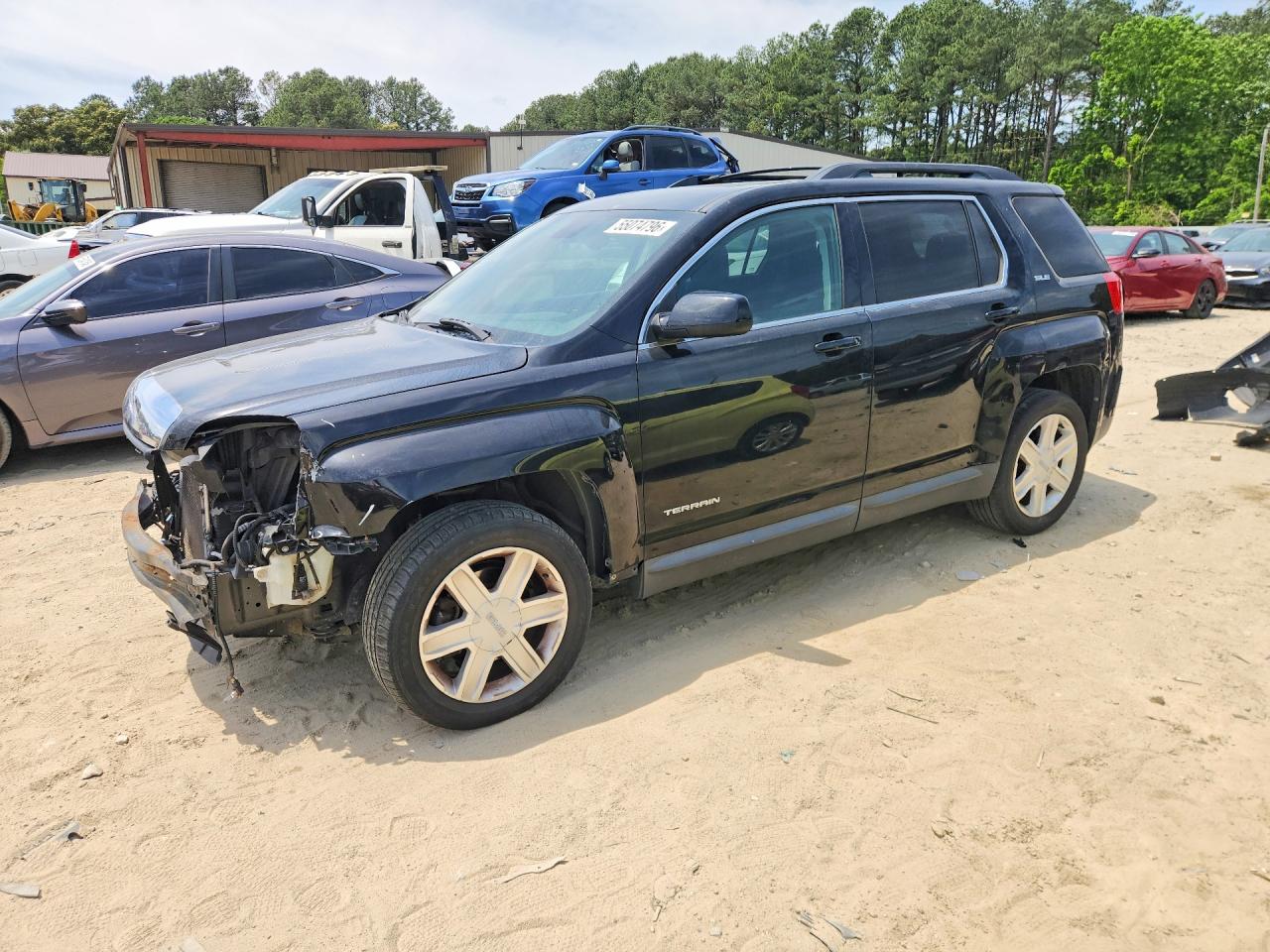2012 GMC Terrain SLE-2, VIN 2GKALSEK2C6200525 — Front end