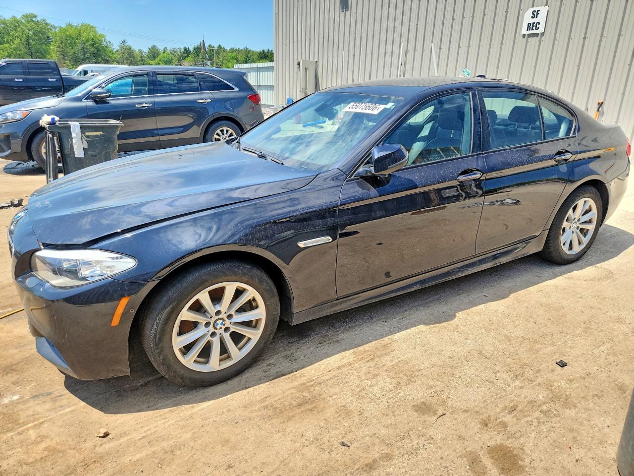 2015 BMW 5 Series 528i xDrive, VIN WBA5A7C56FD625360 — Пожар