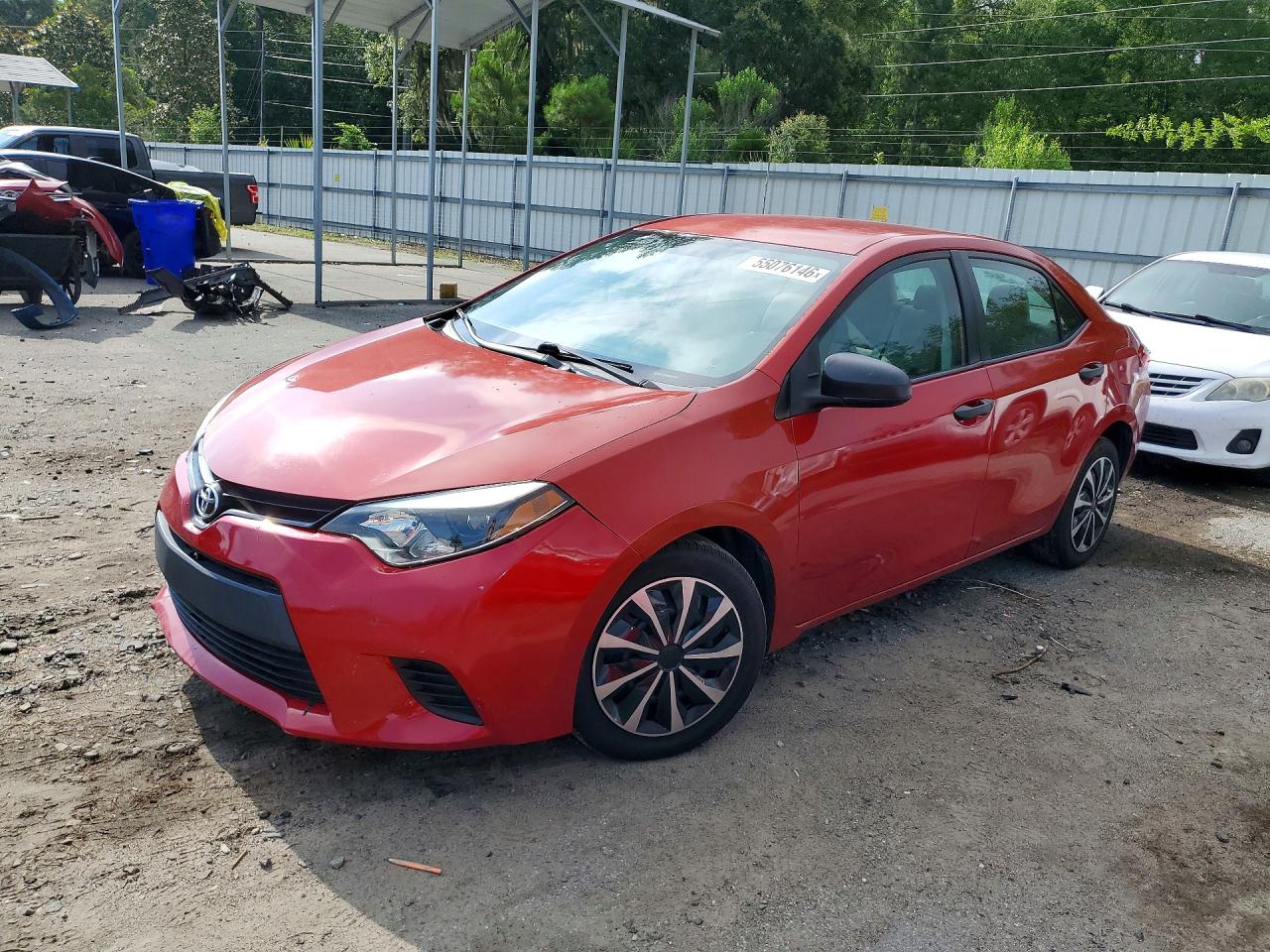 2014 Toyota Corolla LE, VIN 5YFBURHE6EP129326 — Engine fire