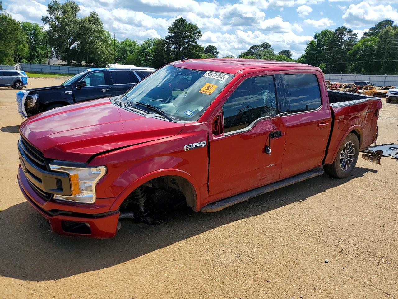 2019 Ford F-150 XLT, VIN 1FTEW1C52KKF26669 — Front end