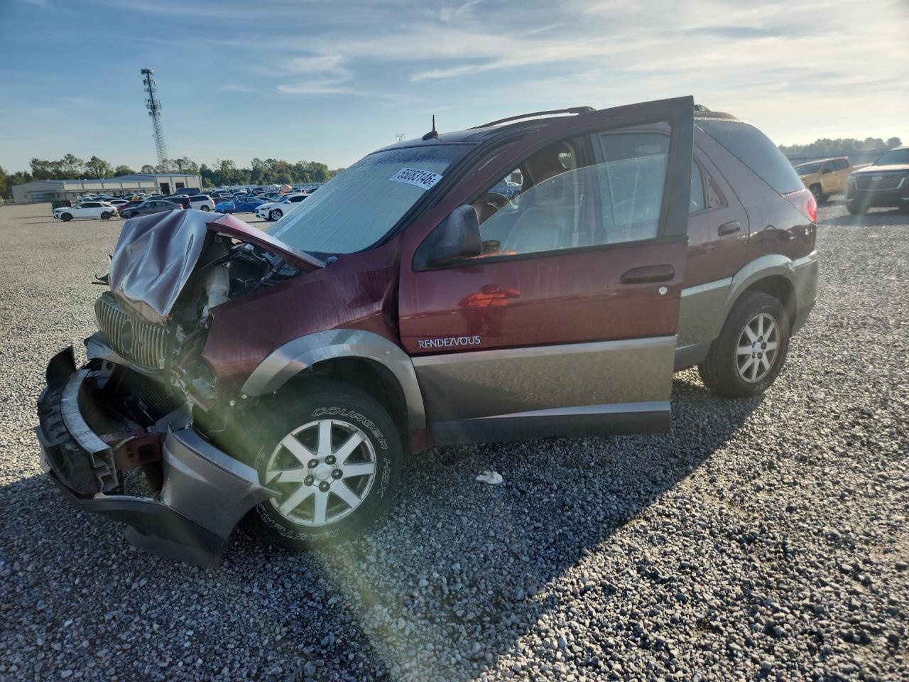 2003 Buick Rendezvous CXL, VIN 3G5DA03E43S570593 — Front end
