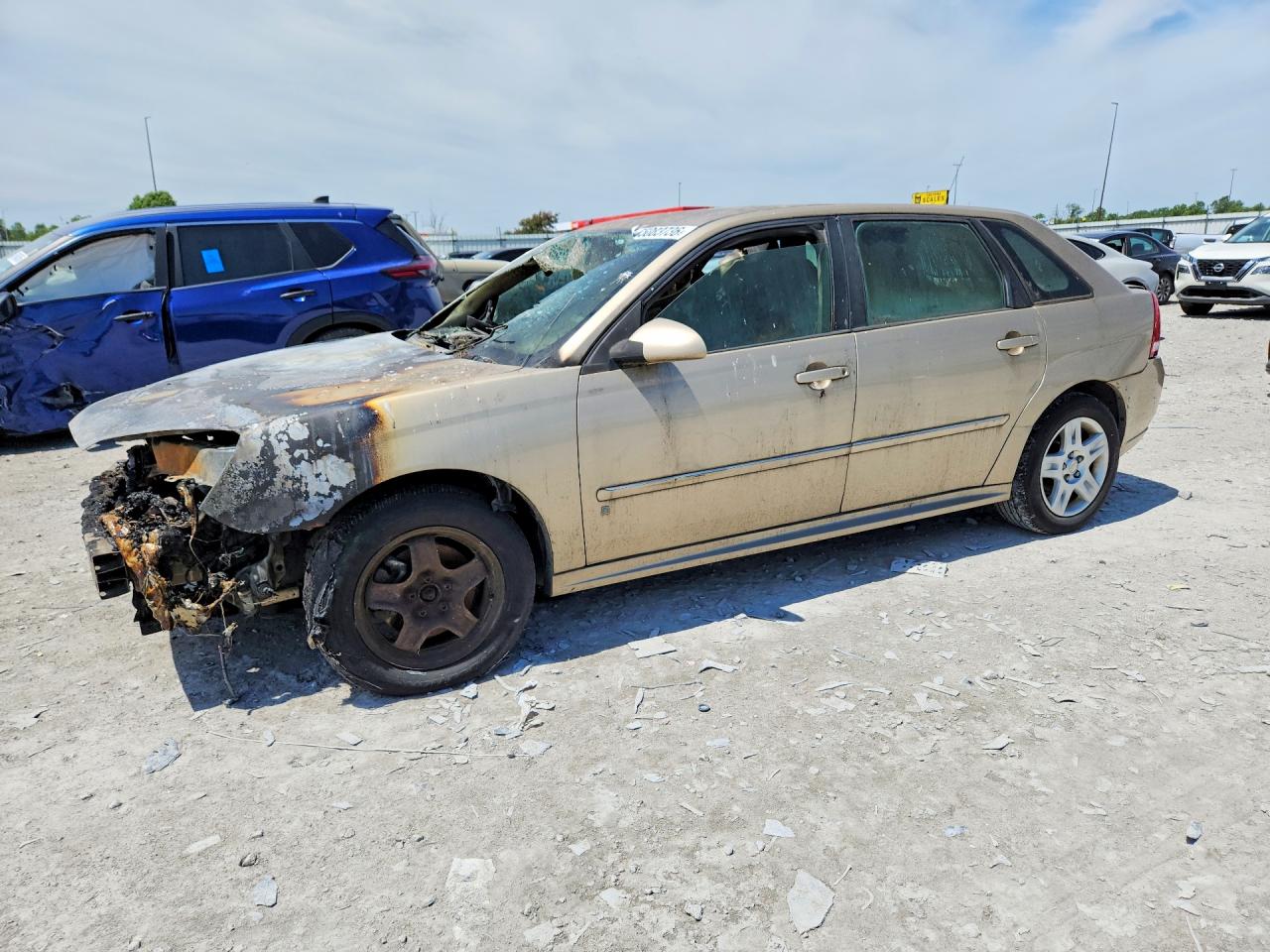 2006 Chevrolet Malibu Maxx LT, VIN 1G1ZT61816F239920 — Burn