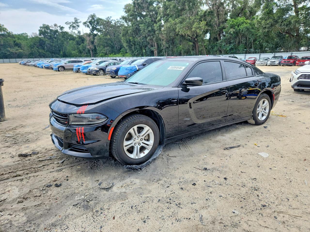 2022 Dodge Charger SXT, VIN 2C3CDXBG8NH243454 — Бок