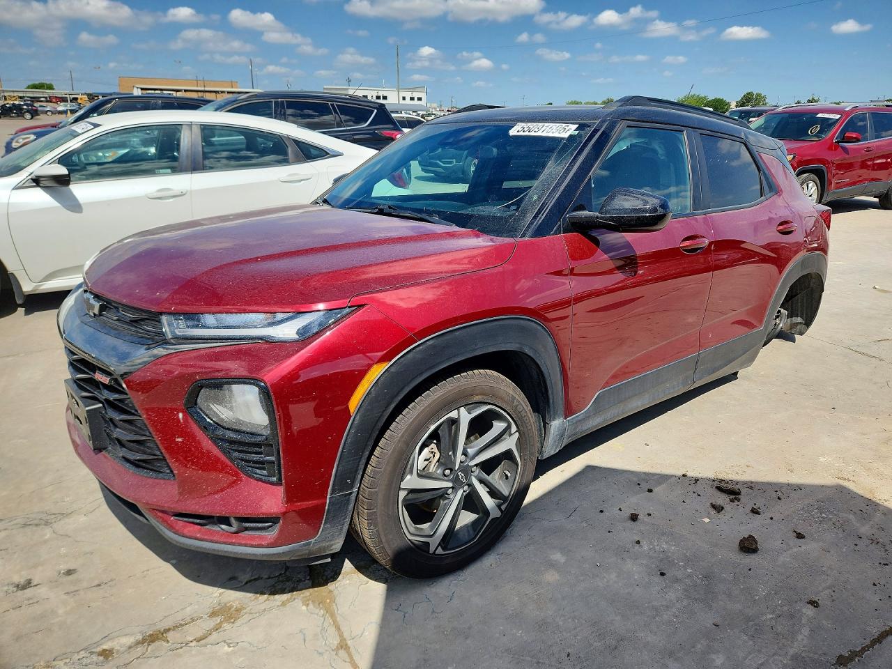 2022 Chevrolet TrailBlazer RS, VIN KL79MTSL2NB110108 — Side