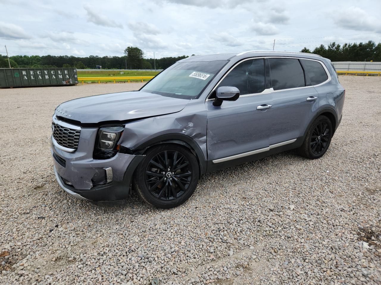 2020 Kia Telluride SX, VIN 5XYP5DHCXLG073669 — Front end