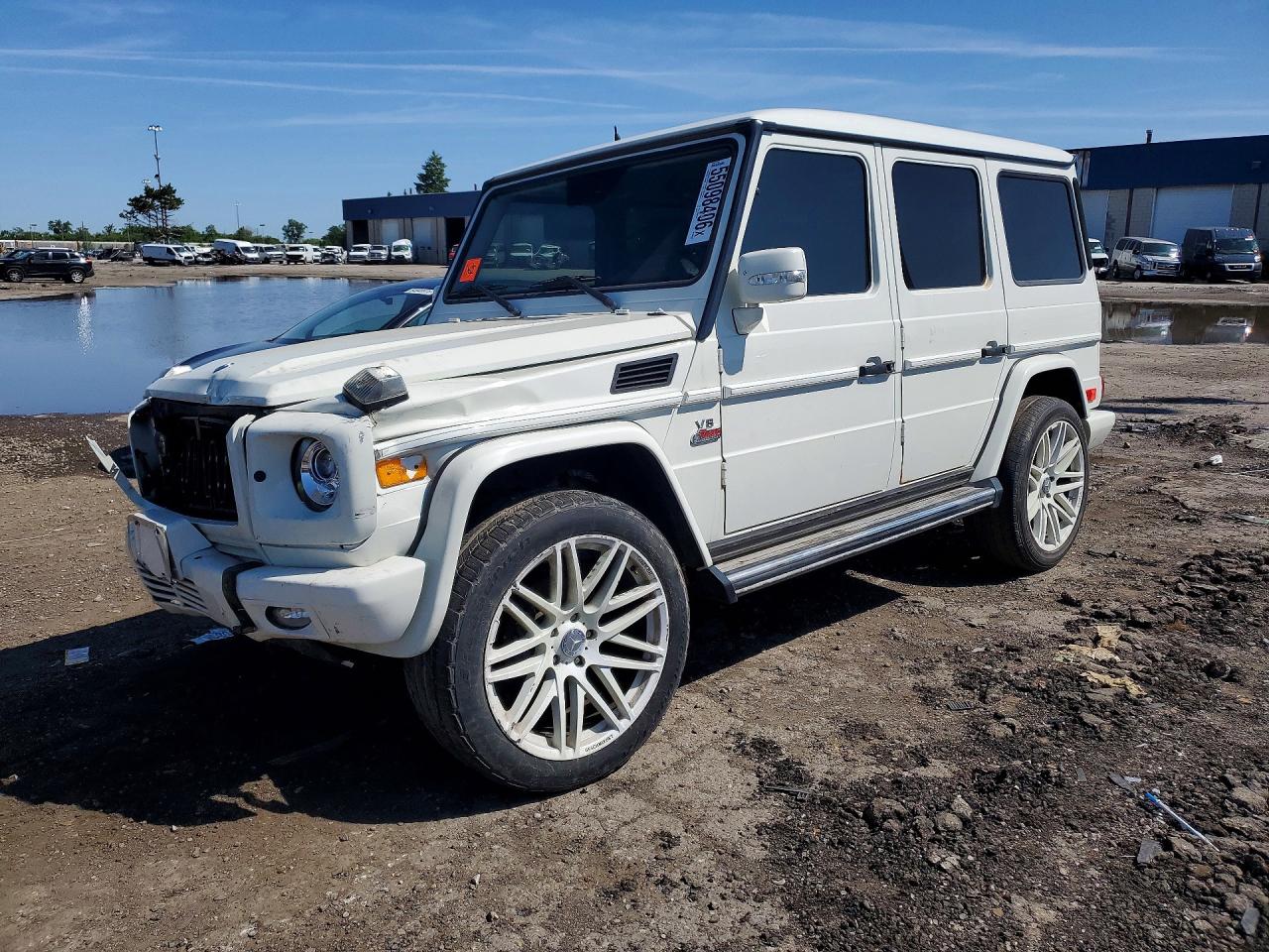 2011 Mercedes-Benz G 550, VIN WDCYC3HF6BX190945 — Front end