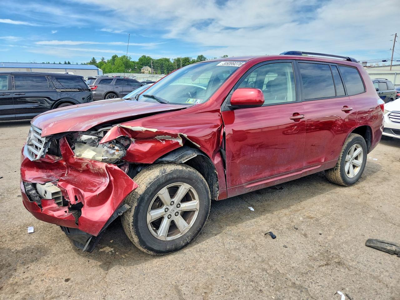 2009 Toyota Highlander, VIN JTEES41A292114402 — Front end